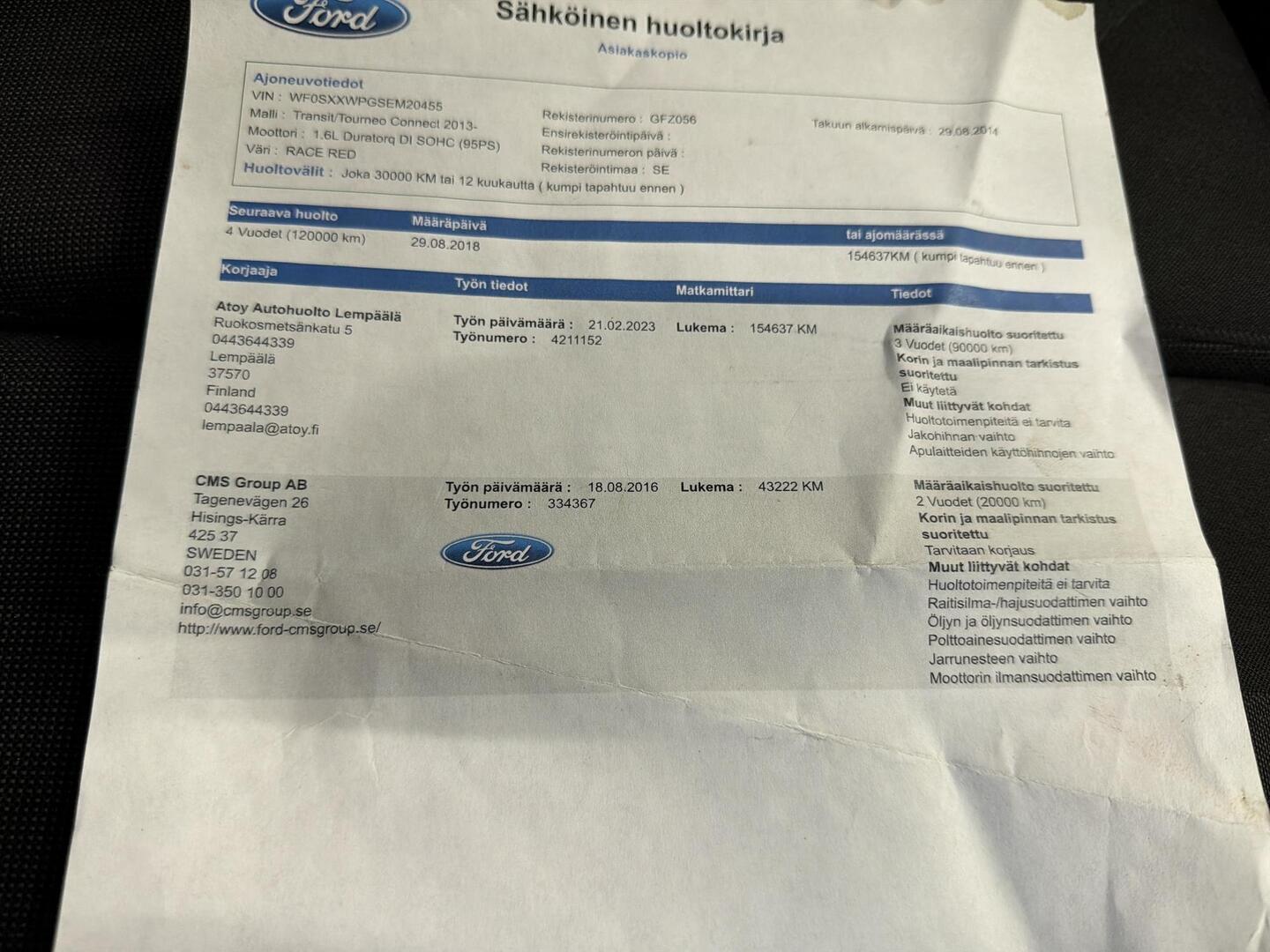 FORD Transit Connect 2014