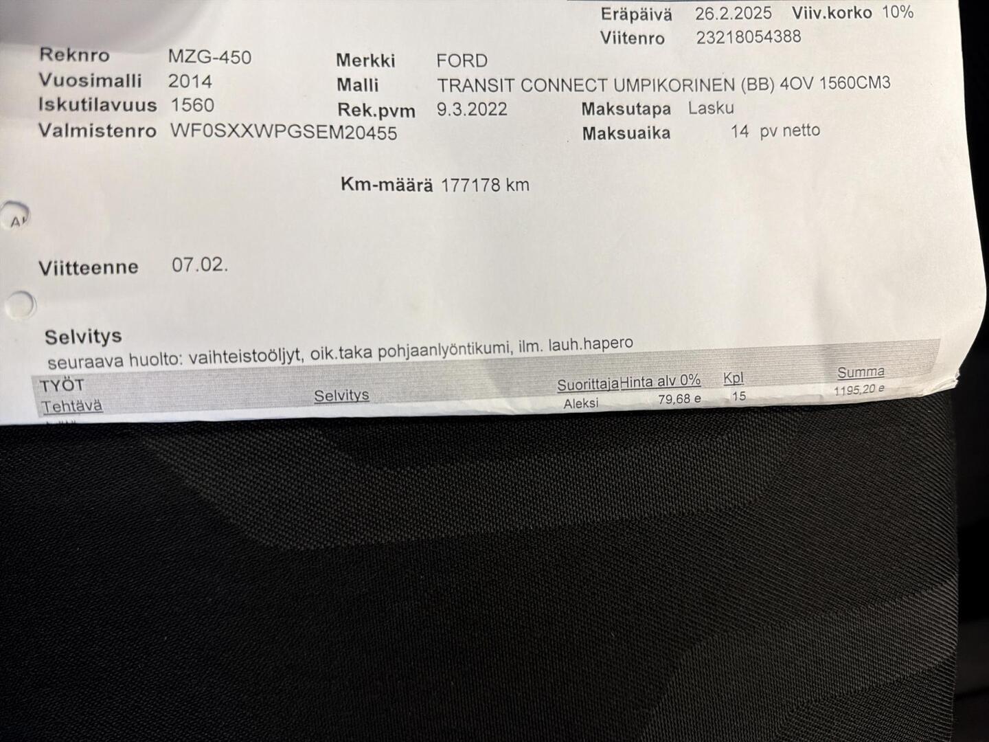 FORD Transit Connect 2014