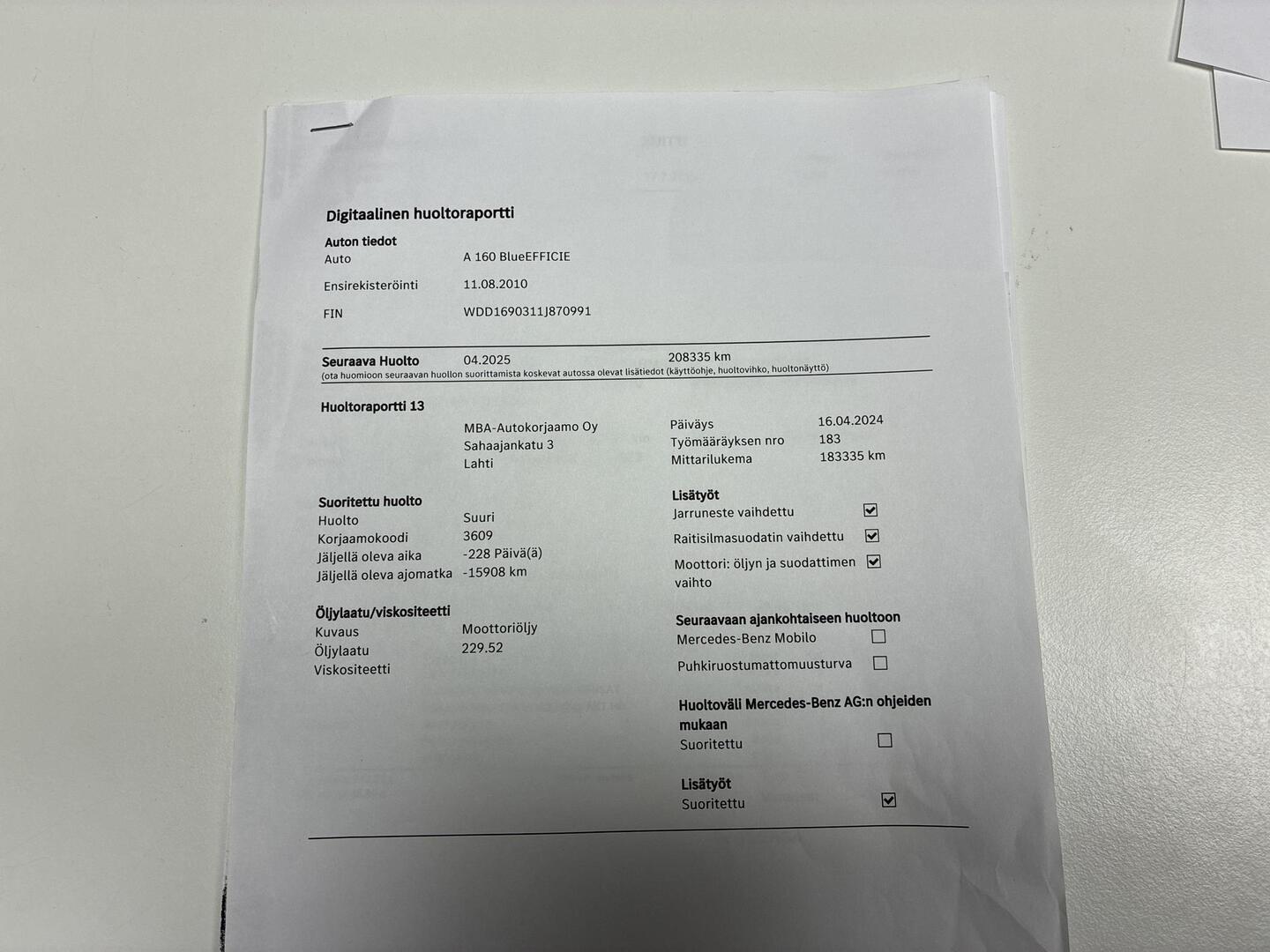 MERCEDES-BENZ A 2010