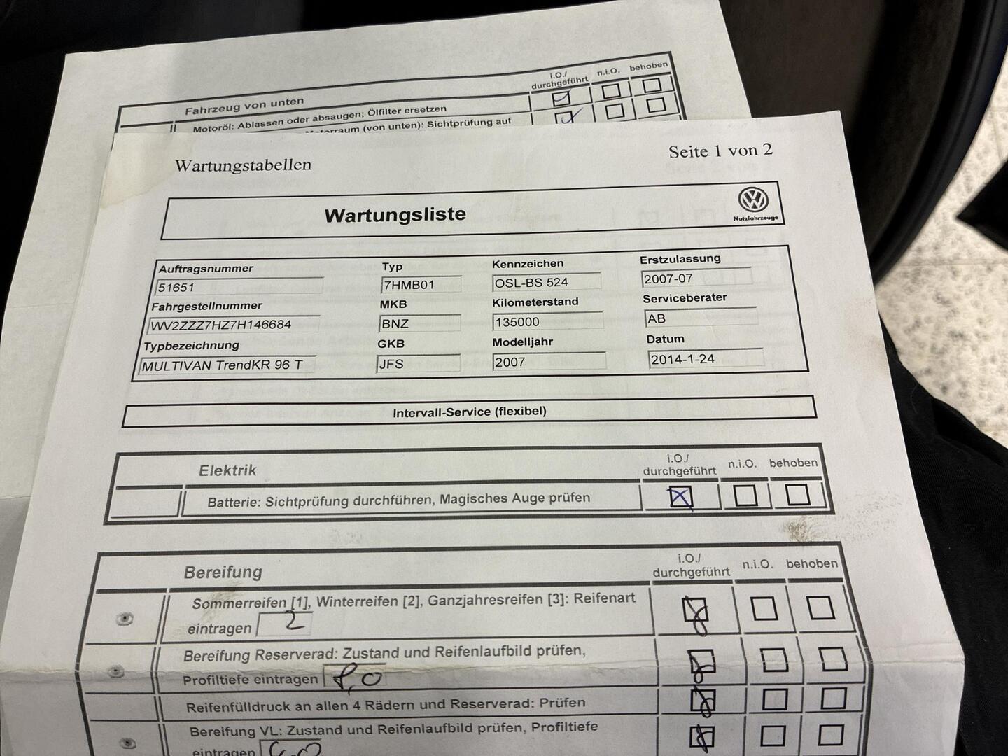 VOLKSWAGEN Multivan 2007
