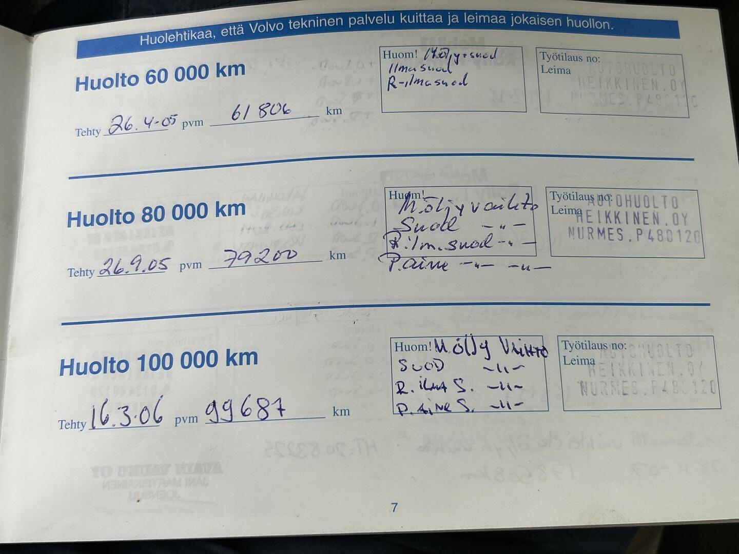 VOLVO V70 2003