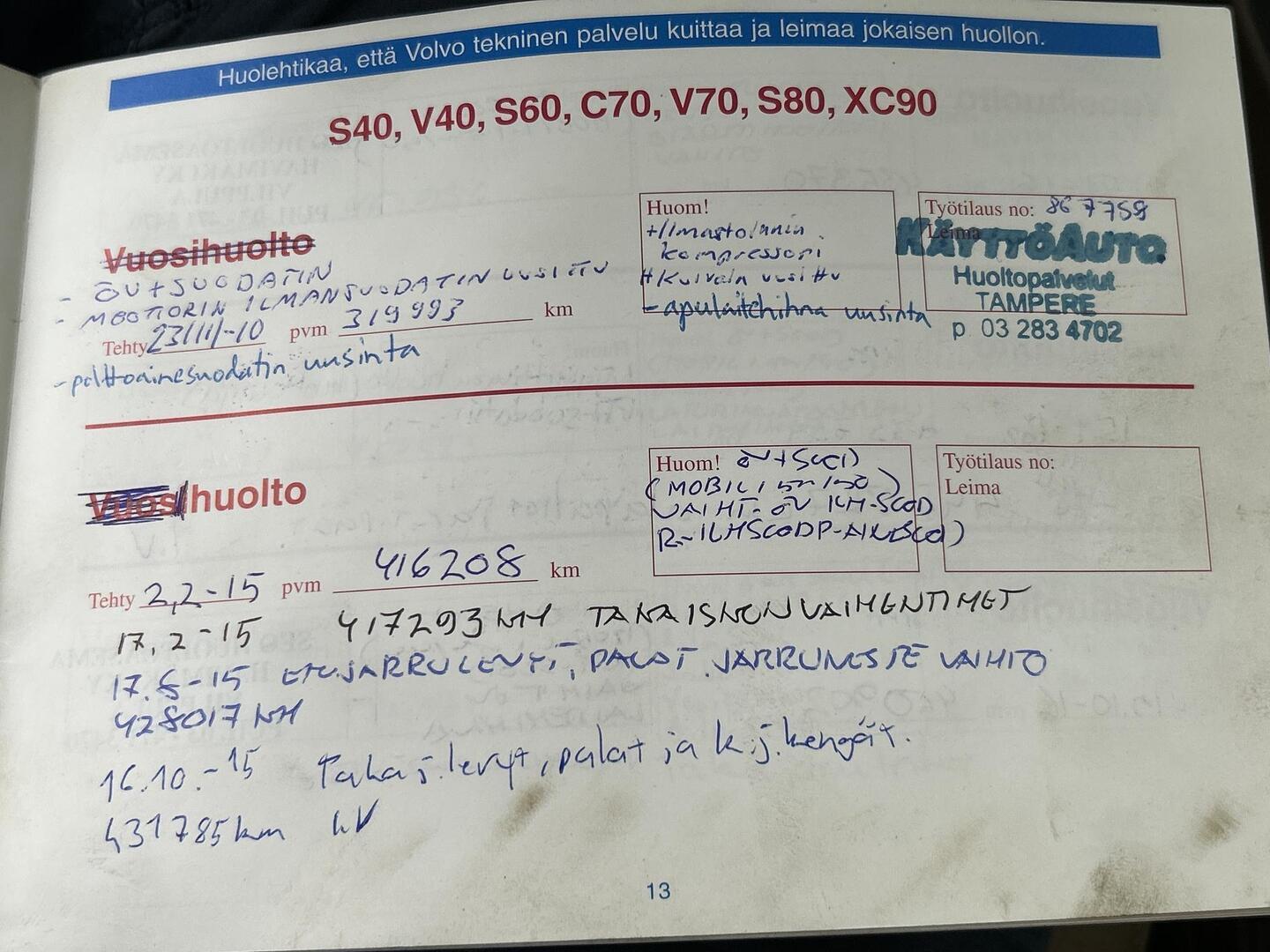 VOLVO V70 2003