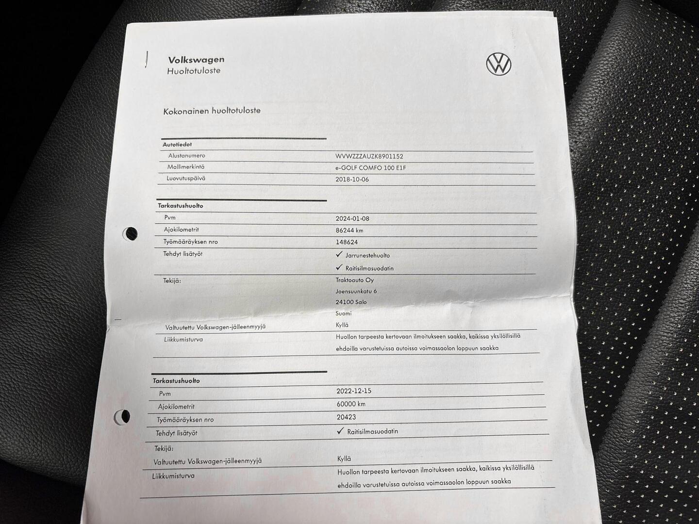 VOLKSWAGEN Golf 2018