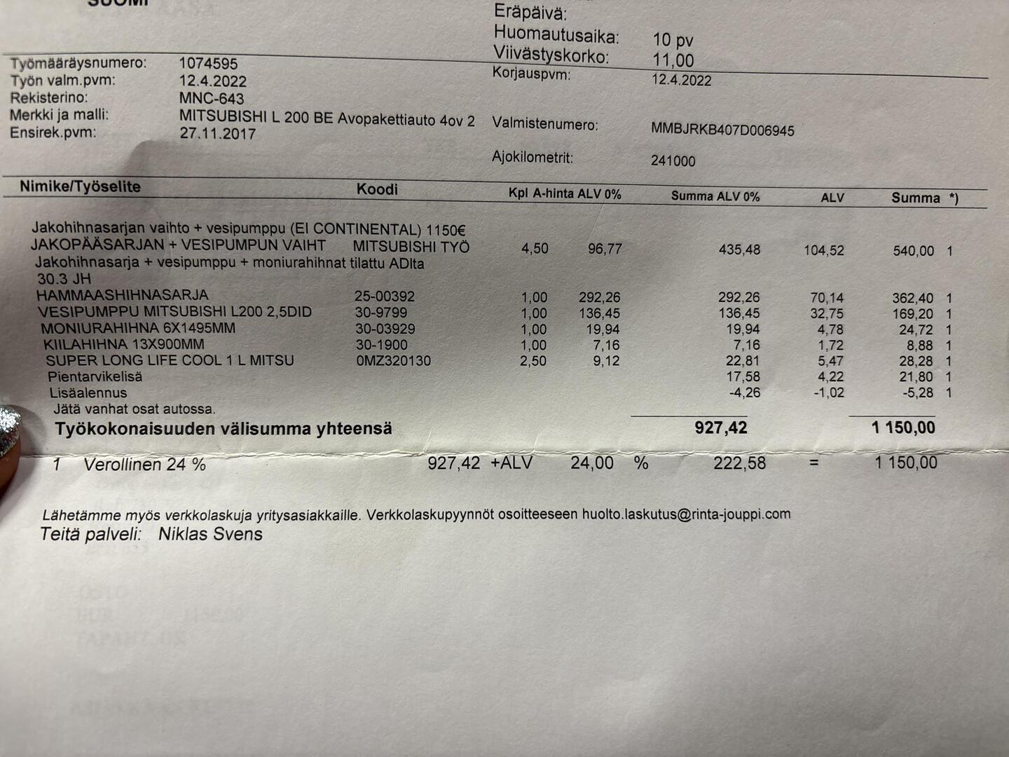 MITSUBISHI L200 2006