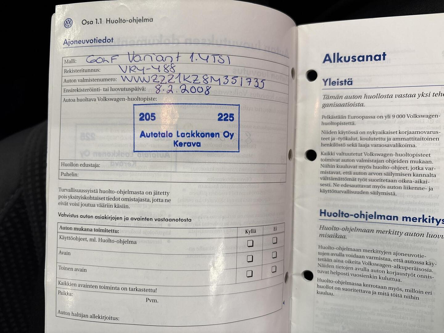 VOLKSWAGEN Golf 2008