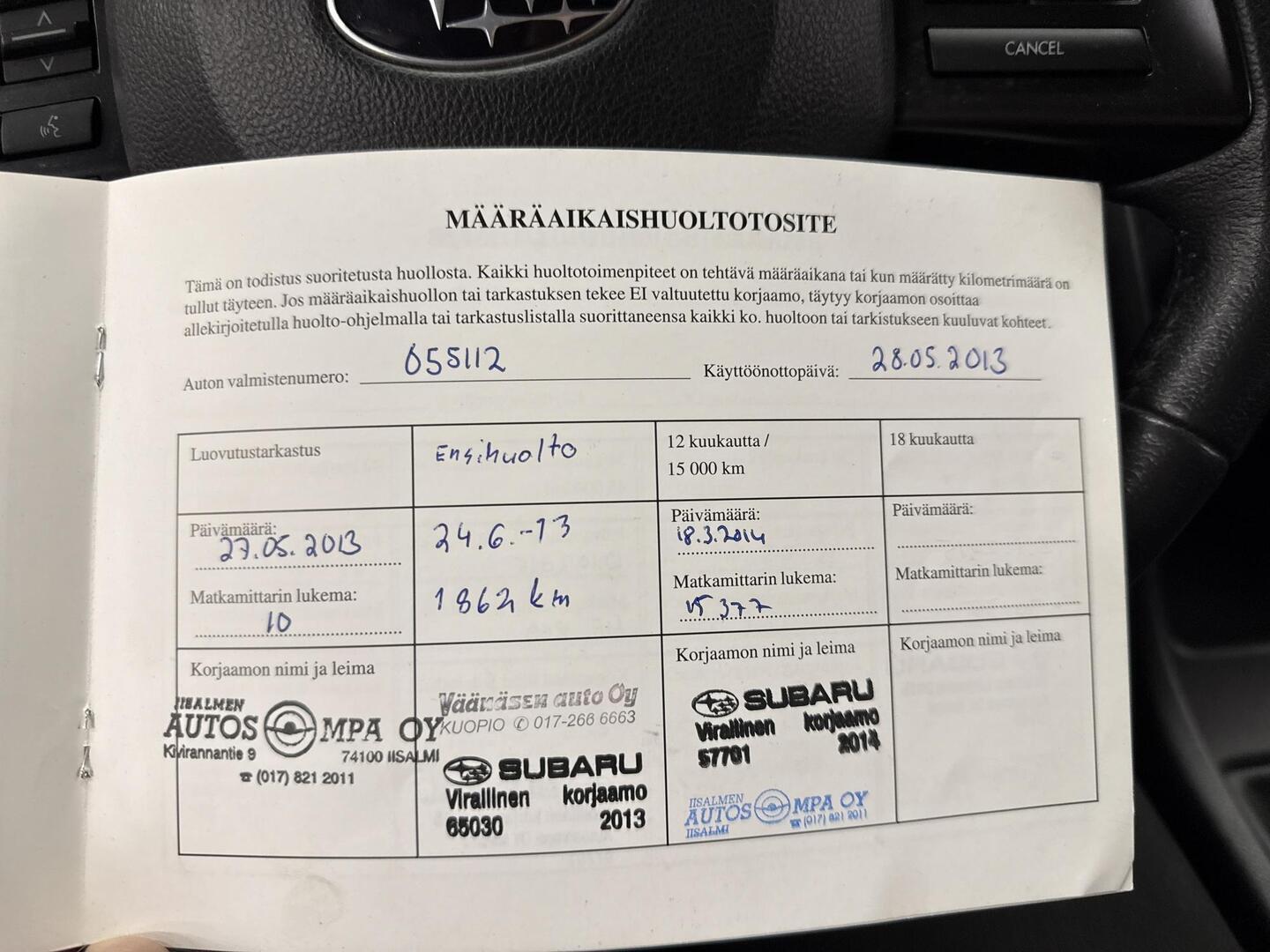 SUBARU XV 2013