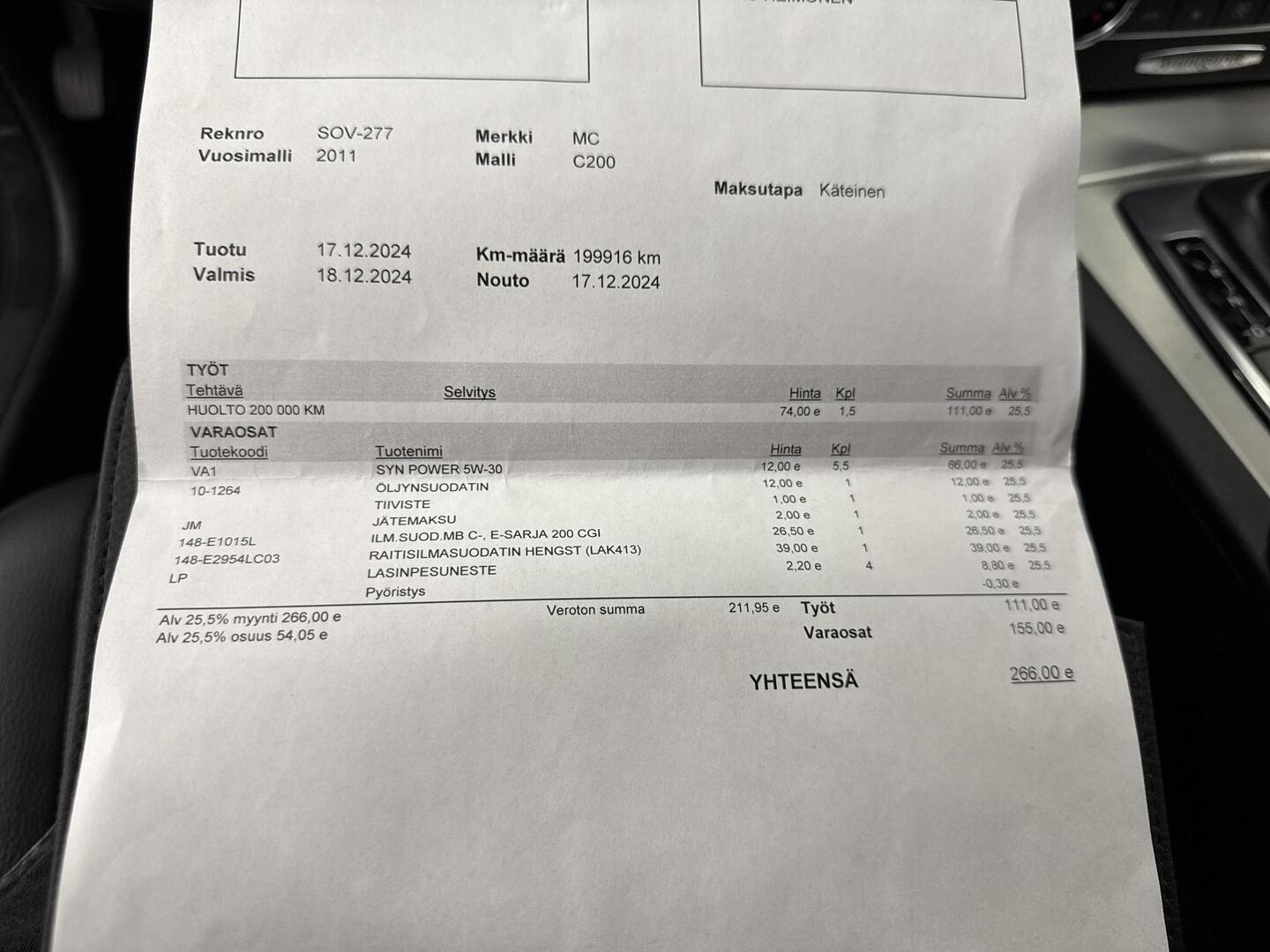 MERCEDES-BENZ C 2011