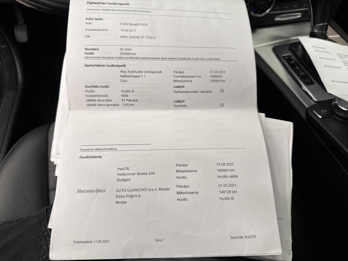 MERCEDES-BENZ C 2011