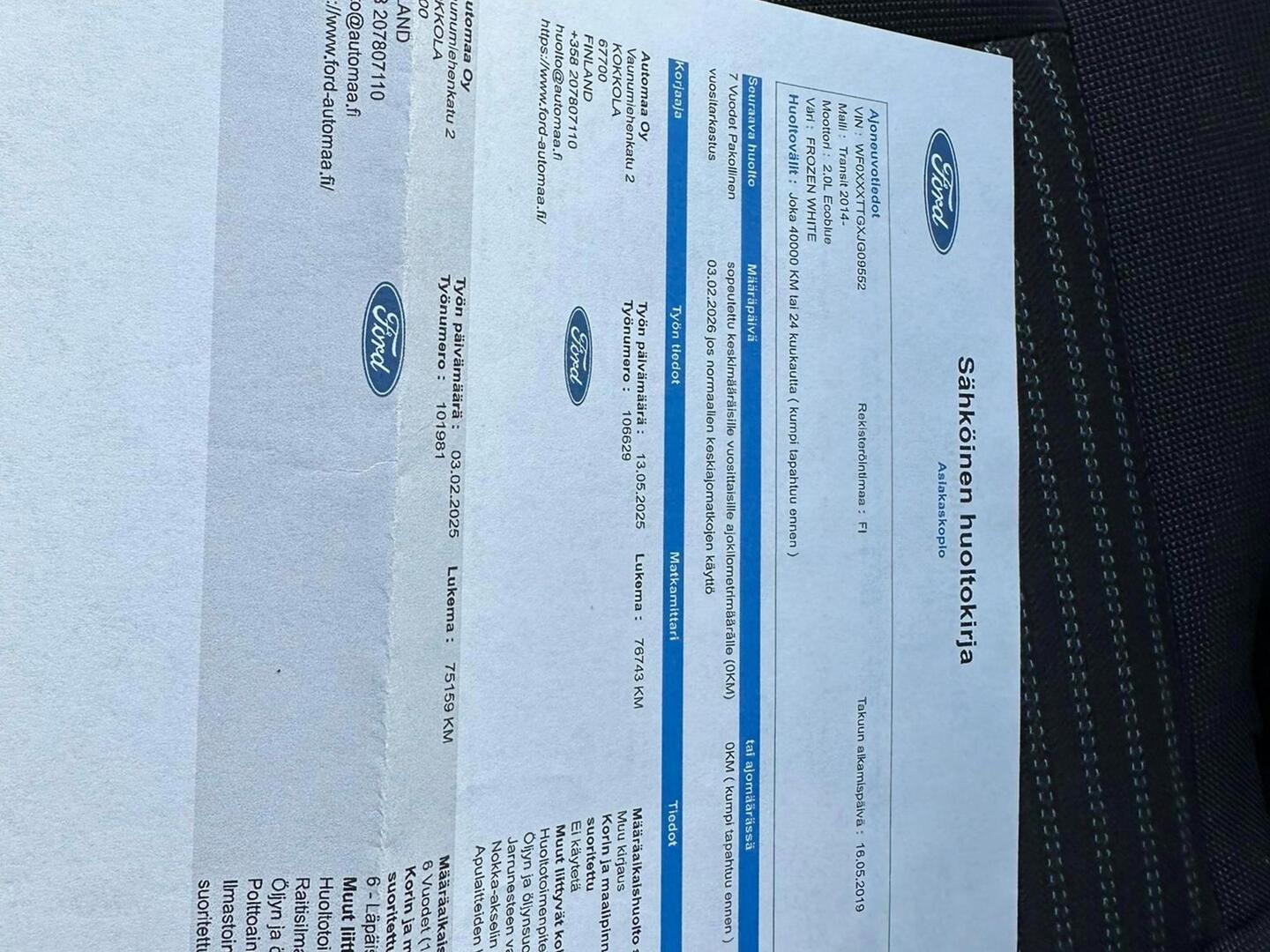 FORD Transit 2019