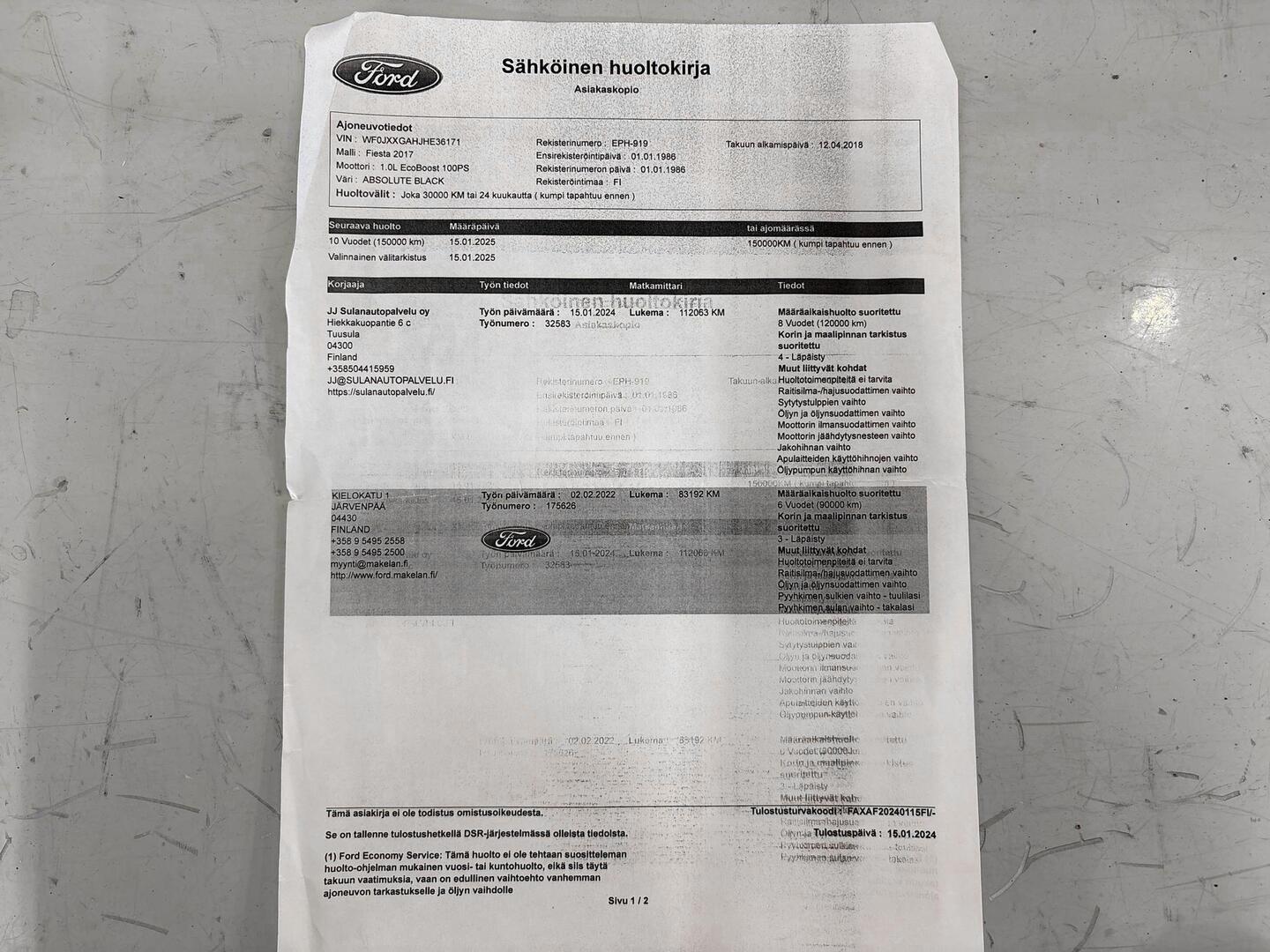 FORD Fiesta 2018