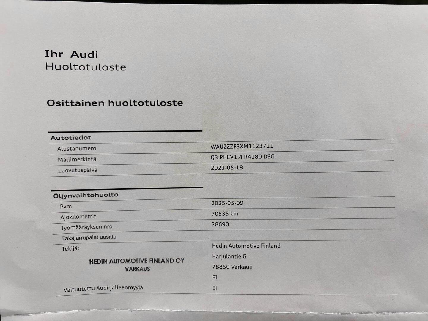 AUDI Q3 2021