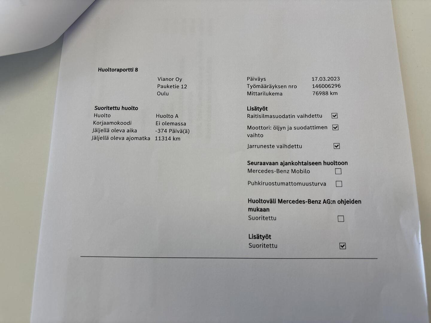 MERCEDES-BENZ A 2014
