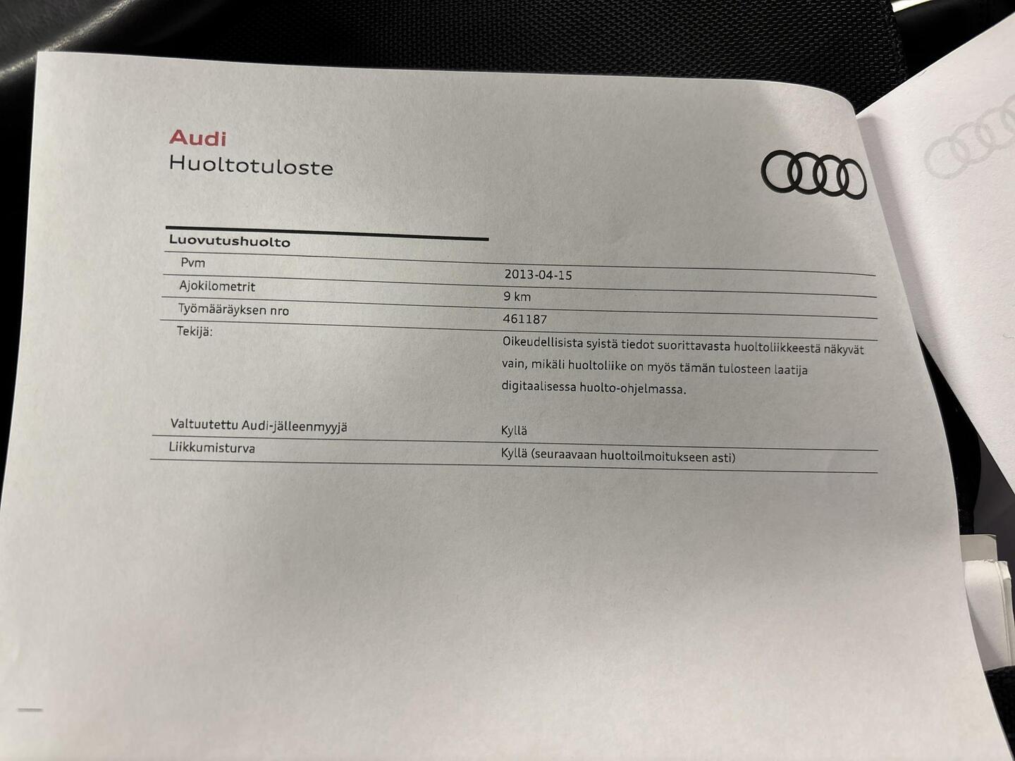 AUDI A3 2013
