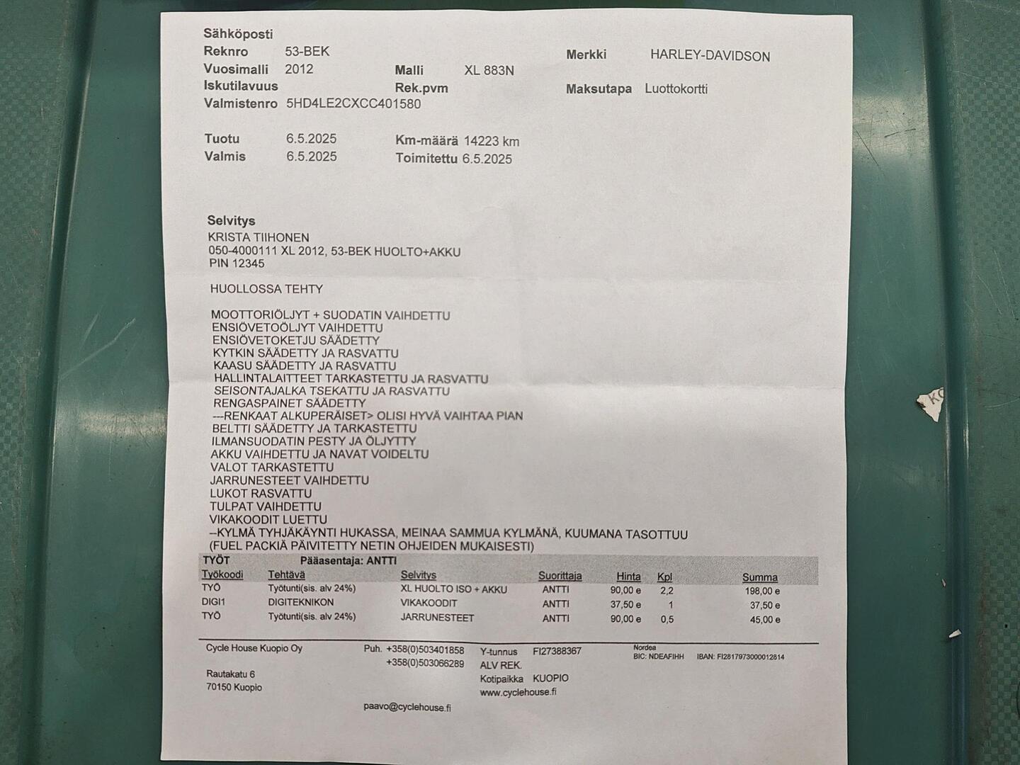 HARLEY-DAVIDSON SPORTSTER 2011