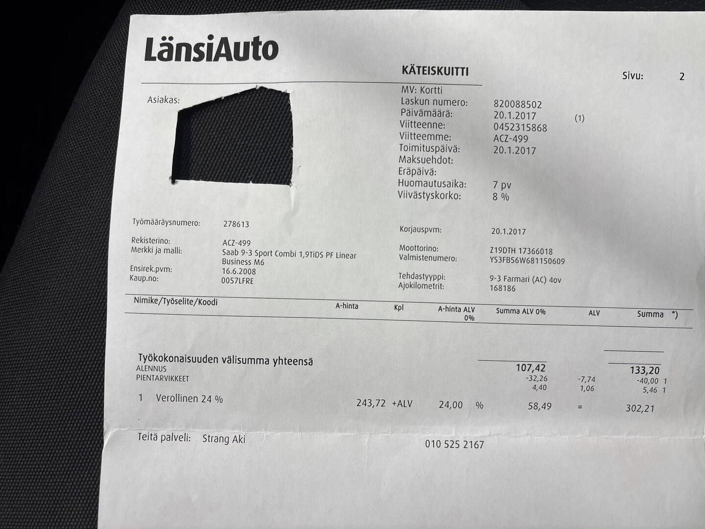SAAB 9-3 2008
