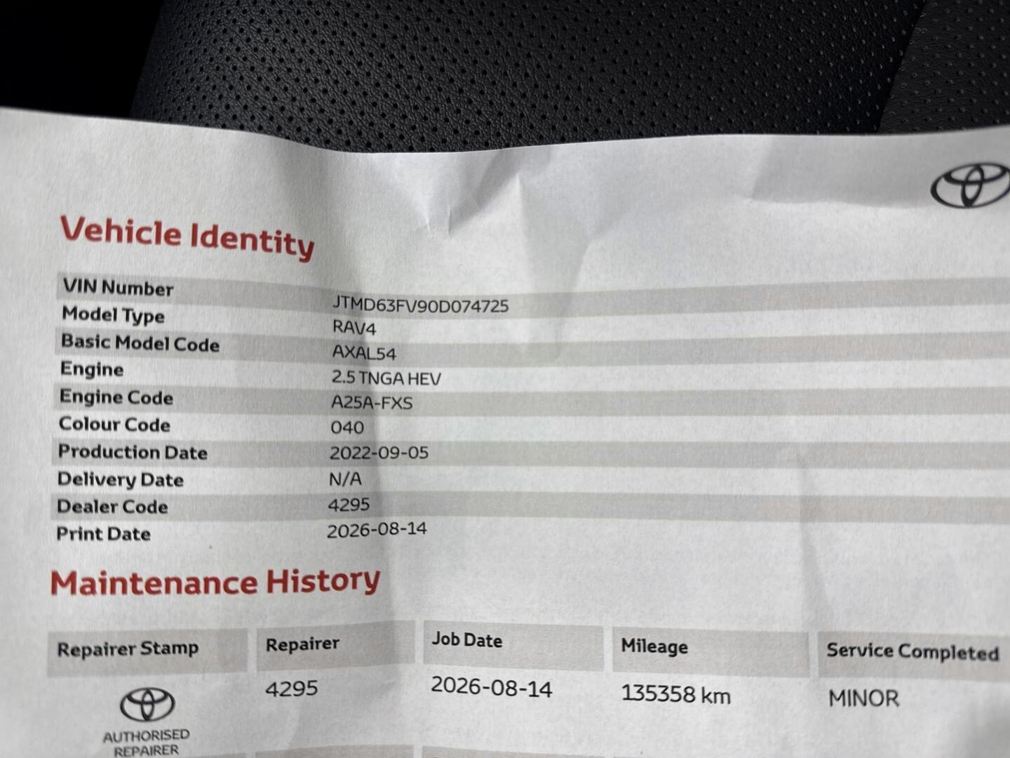 TOYOTA RAV4 2023