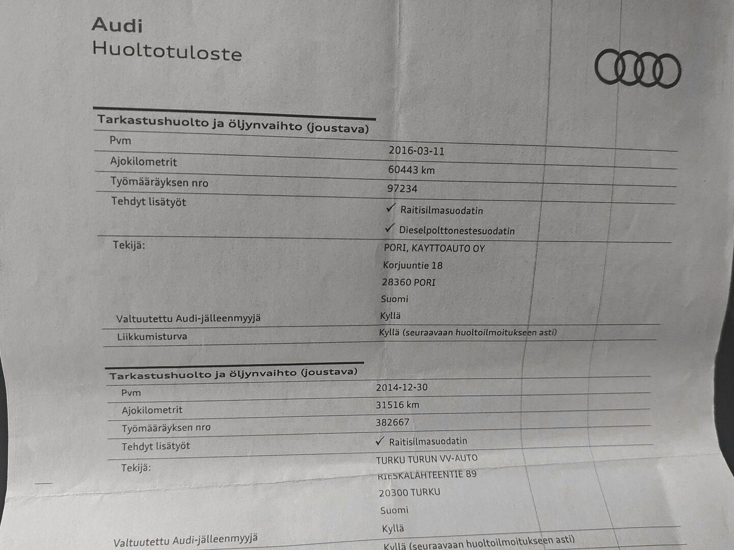 AUDI A4 2013