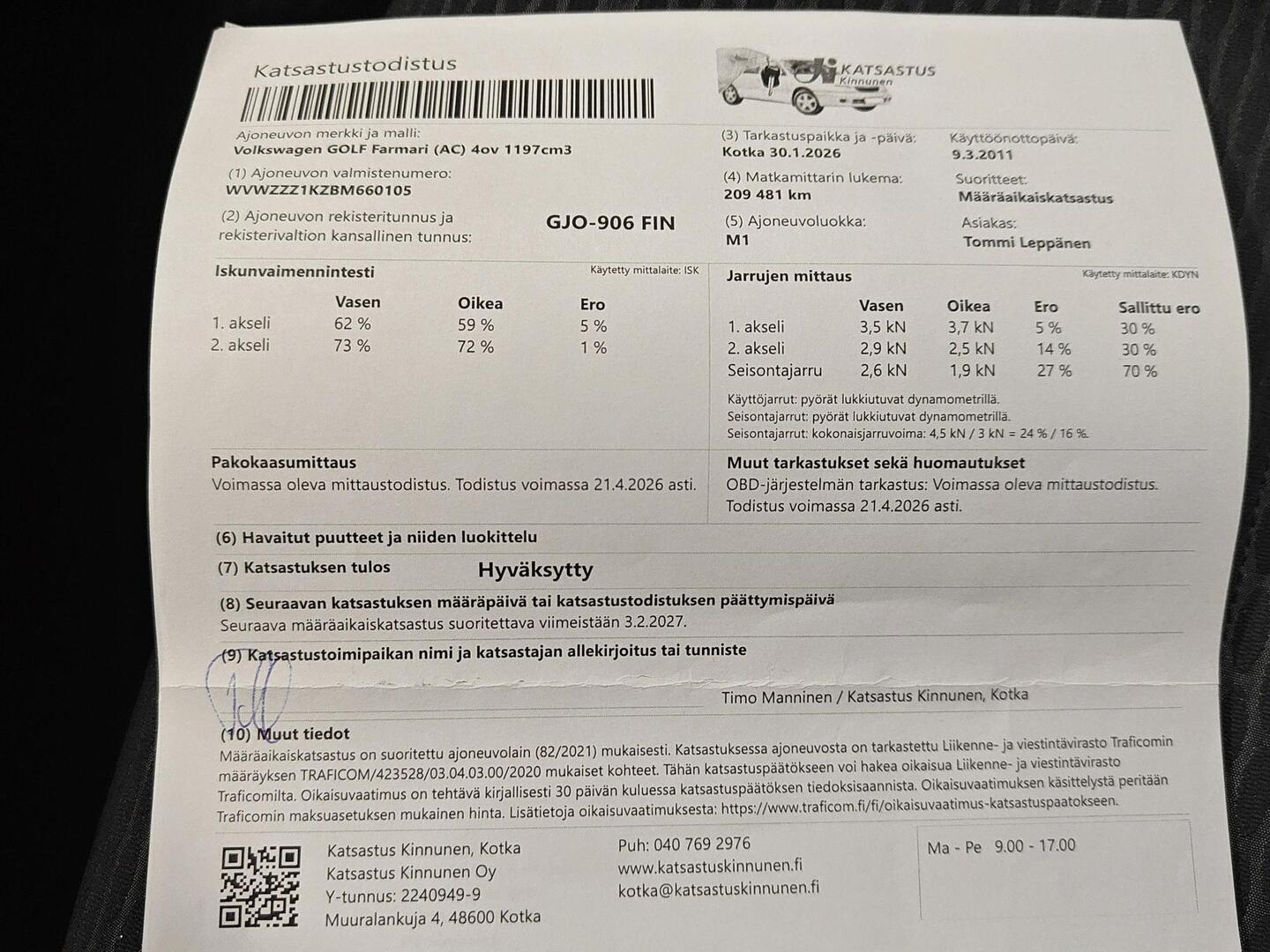 VOLKSWAGEN Golf 2011