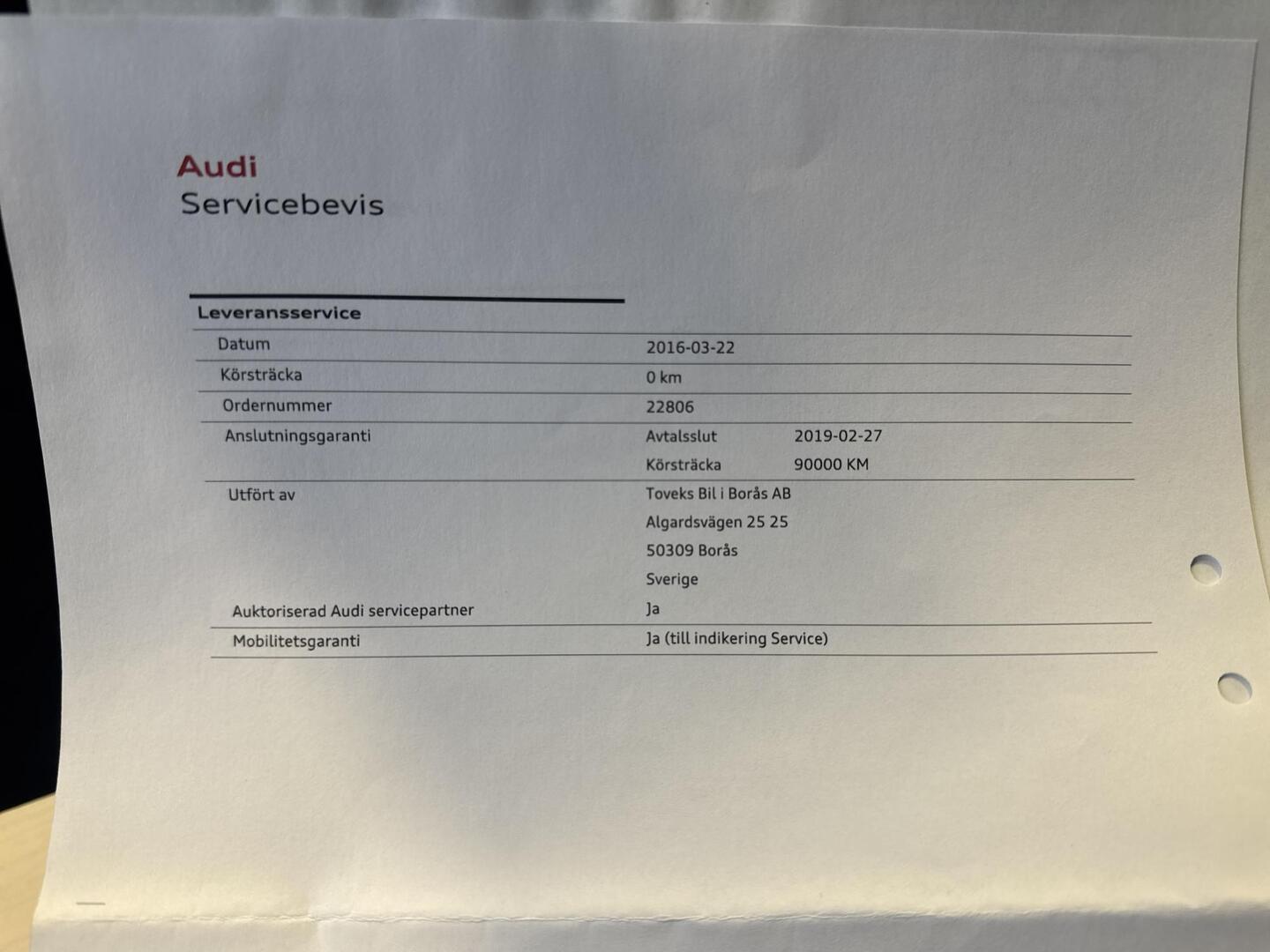 AUDI A3 2016