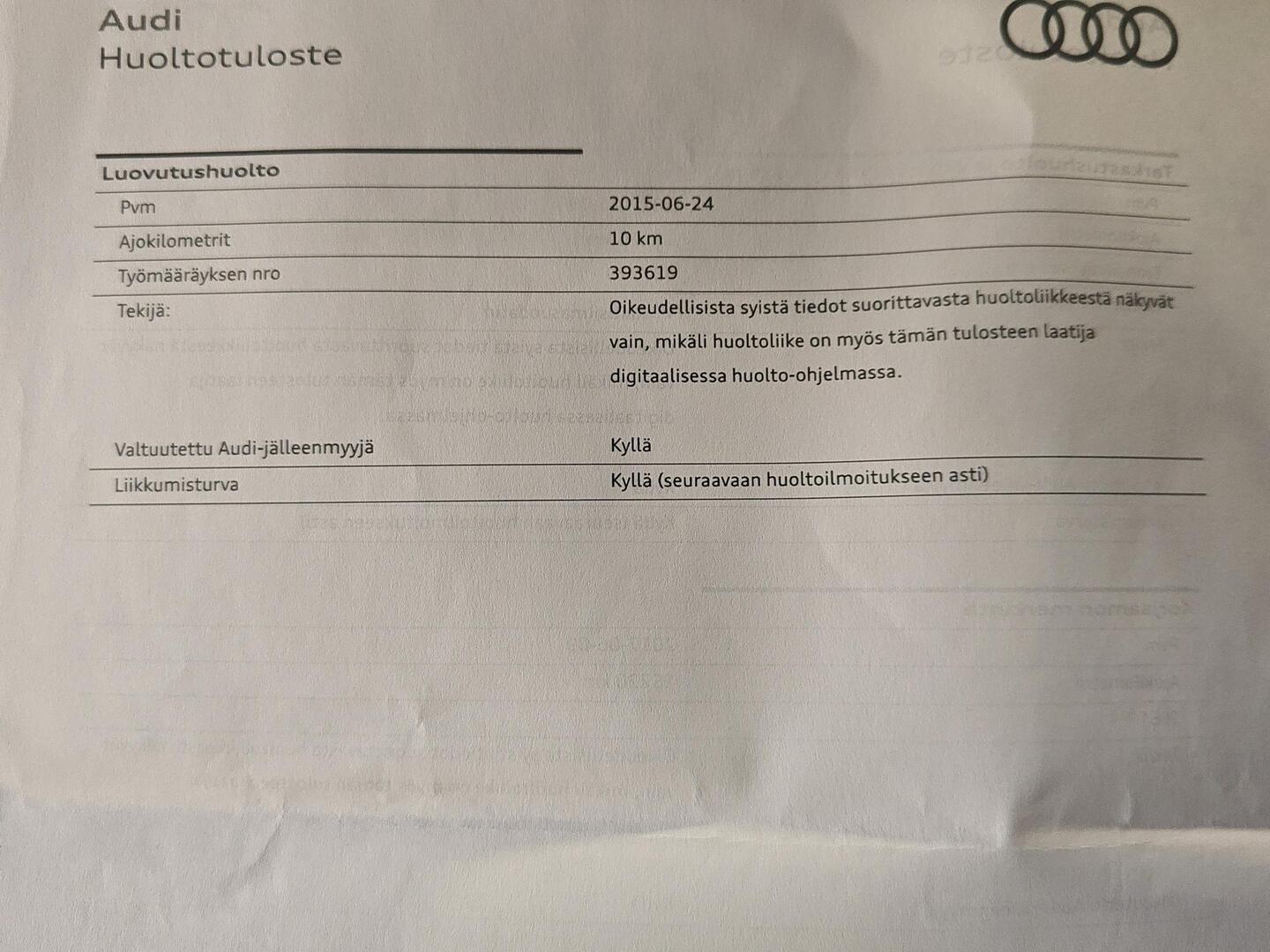 AUDI TT 2015