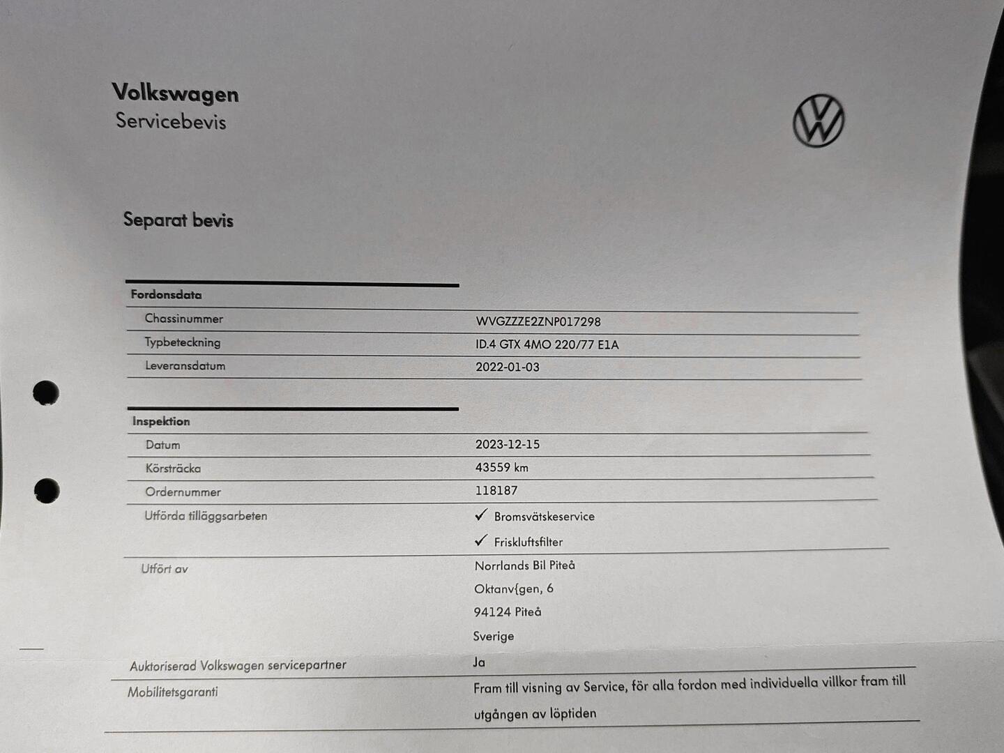 VOLKSWAGEN ID.4 2022