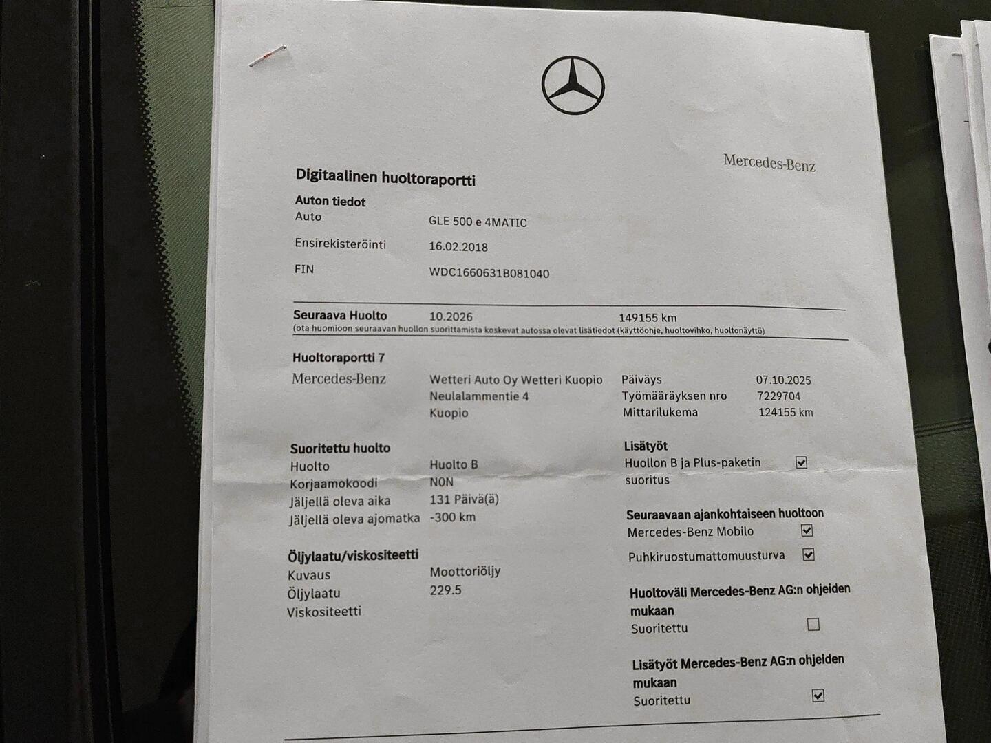 MERCEDES-BENZ GLE 2018