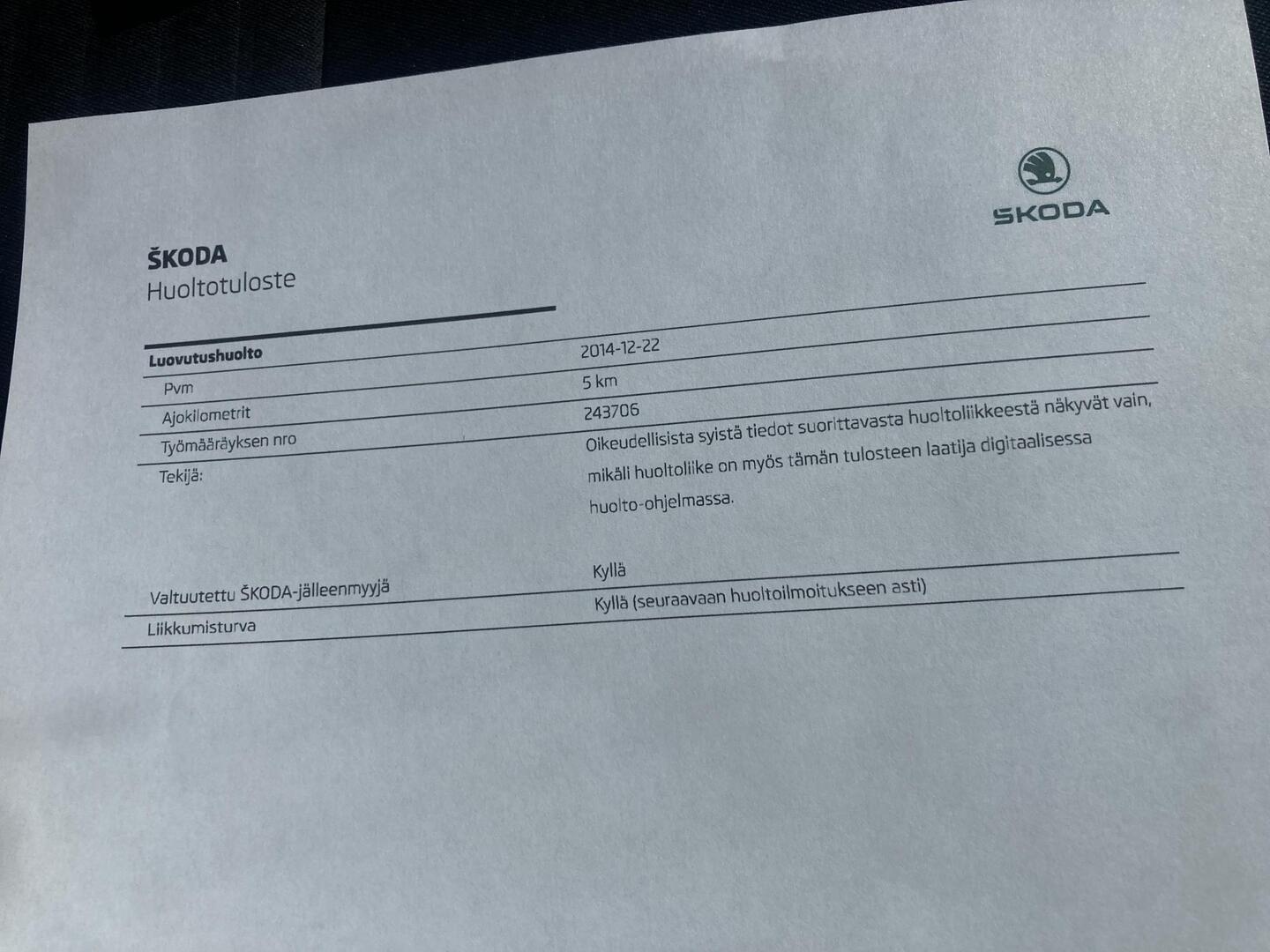 SKODA Octavia 2015