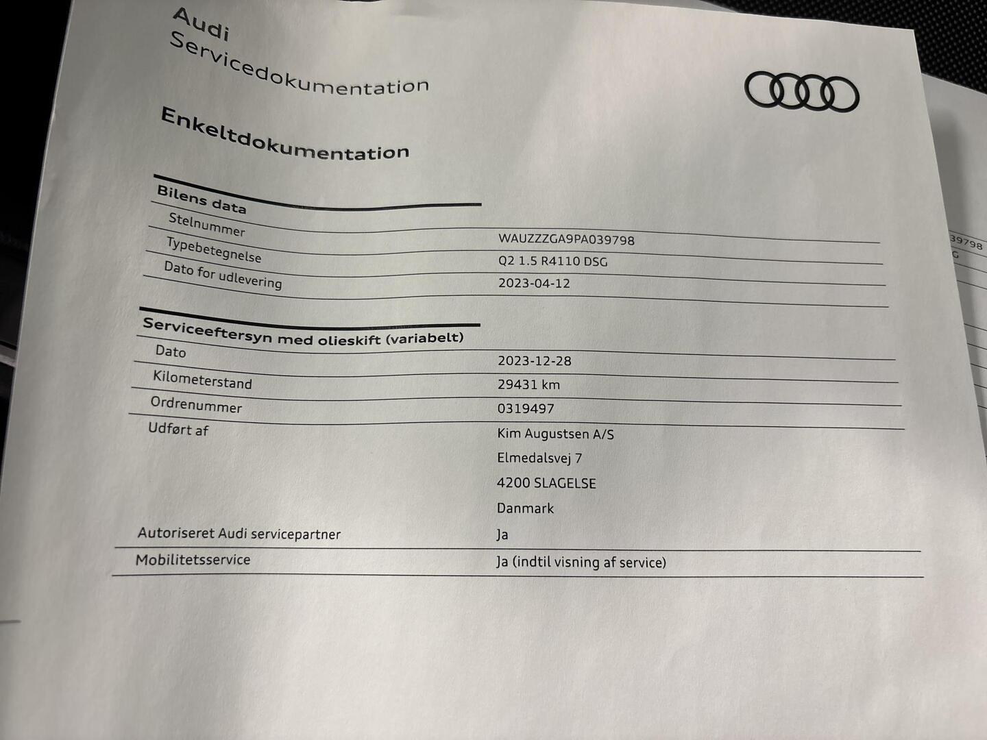AUDI Q2 2023