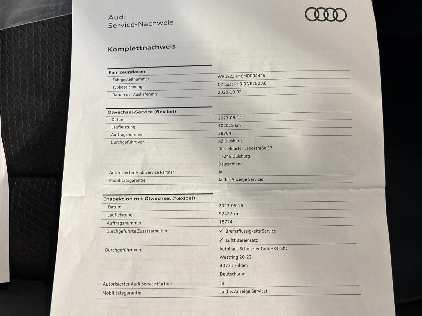 AUDI Q7 2020