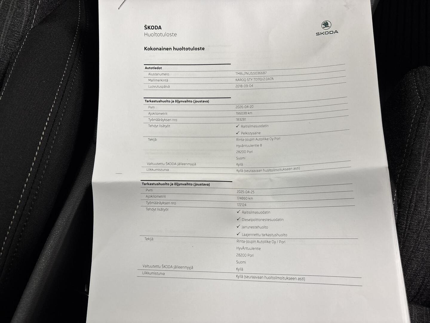 SKODA KAROQ 2018