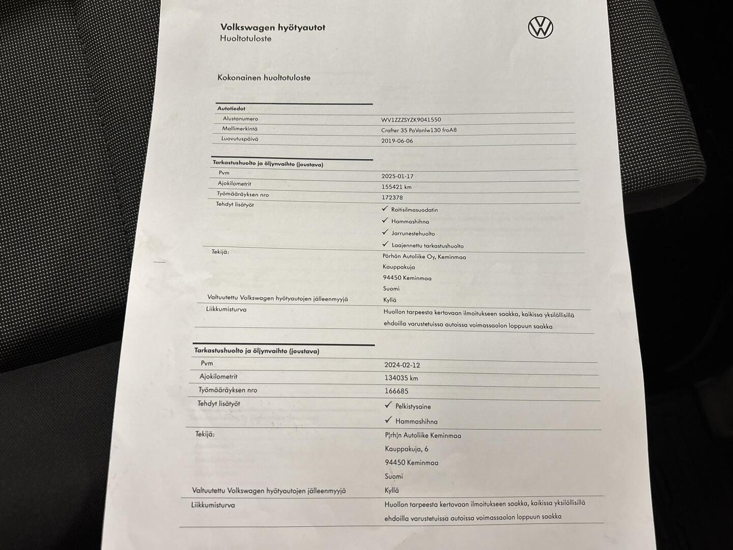 VOLKSWAGEN Crafter 2019