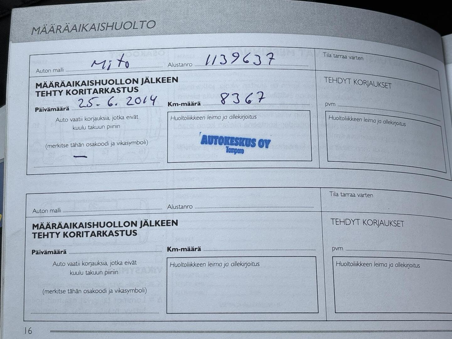 ALFA ROMEO Mito 2012