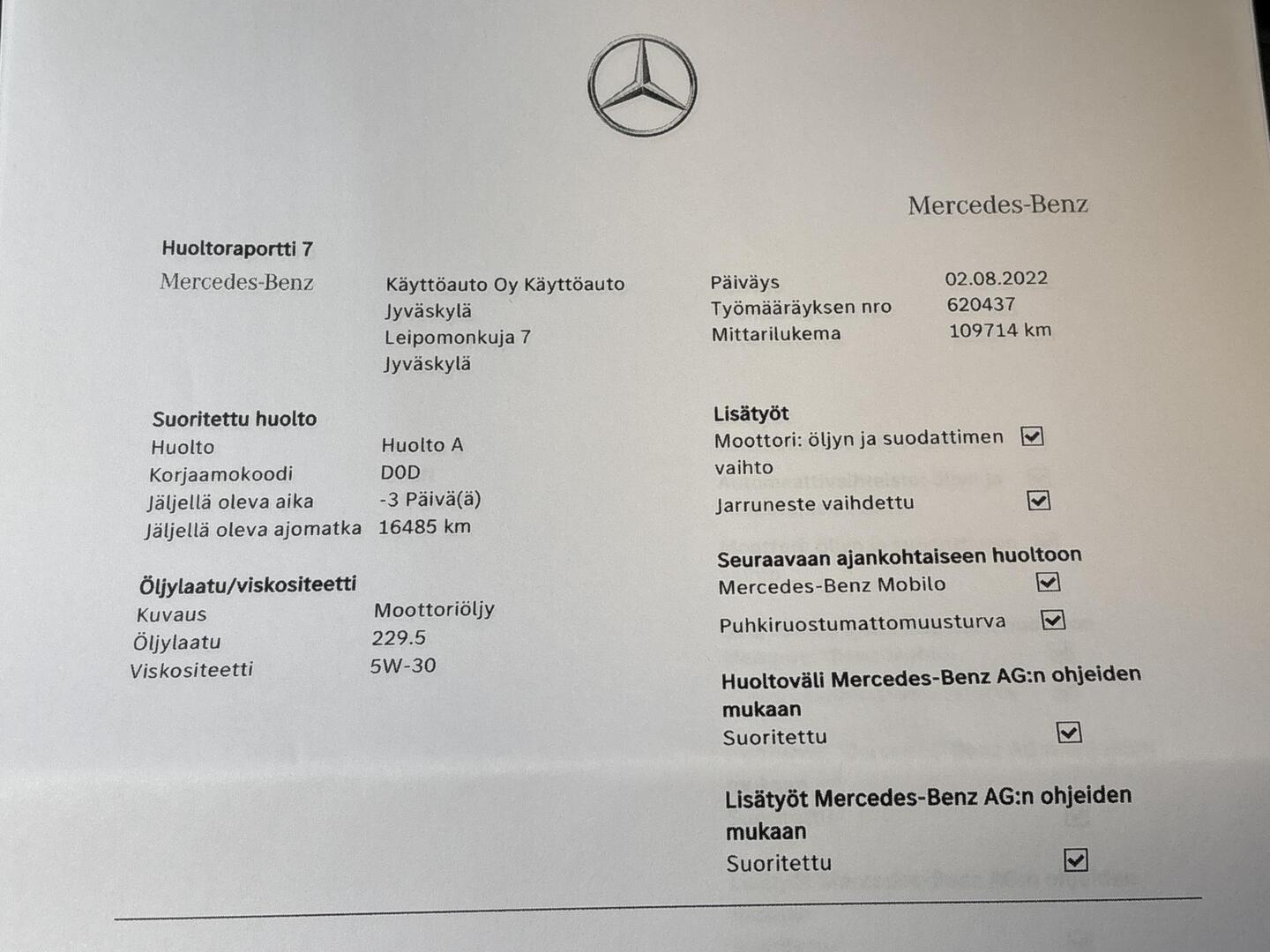 MERCEDES-BENZ A 2016