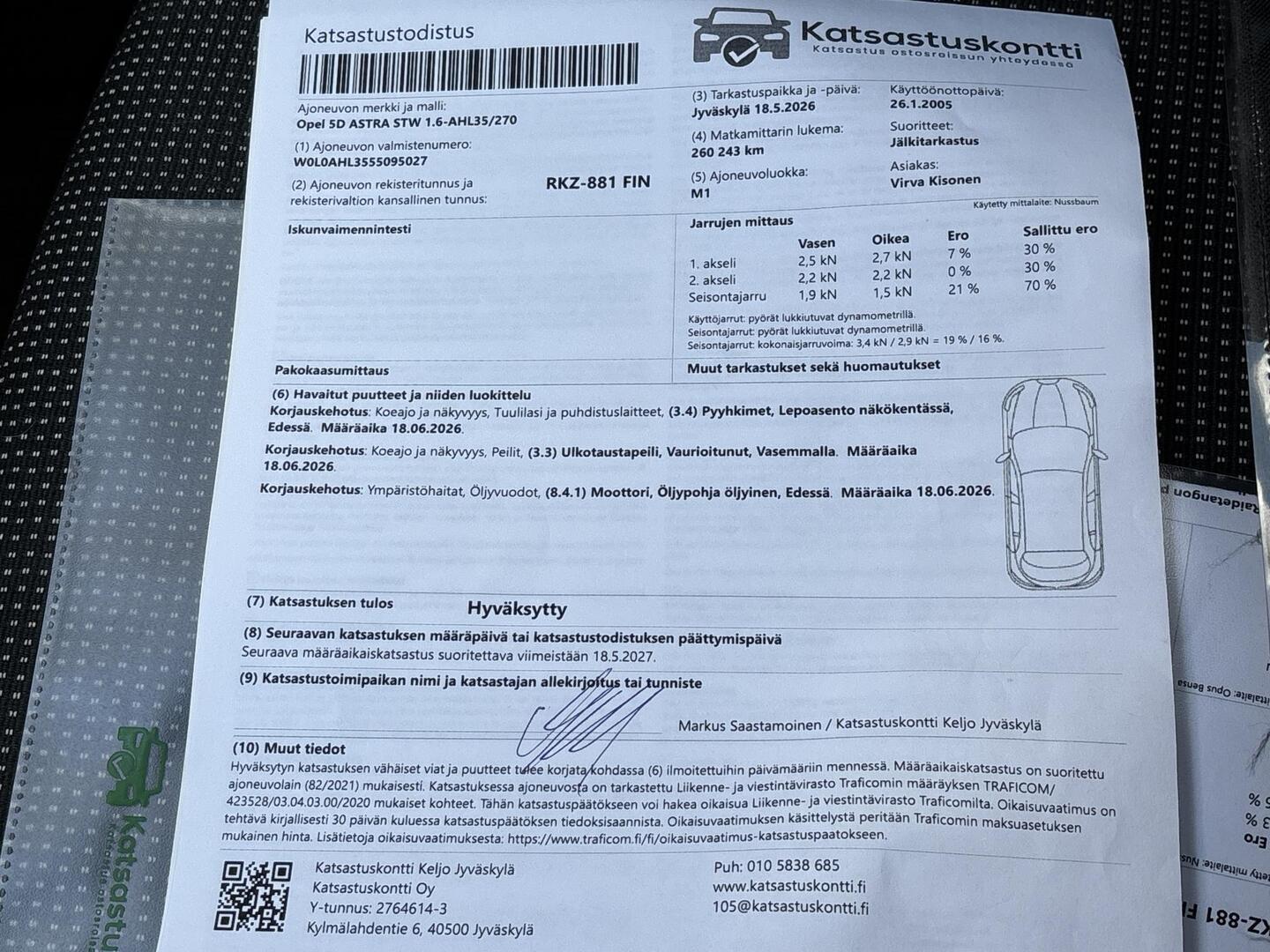 OPEL Astra 2005
