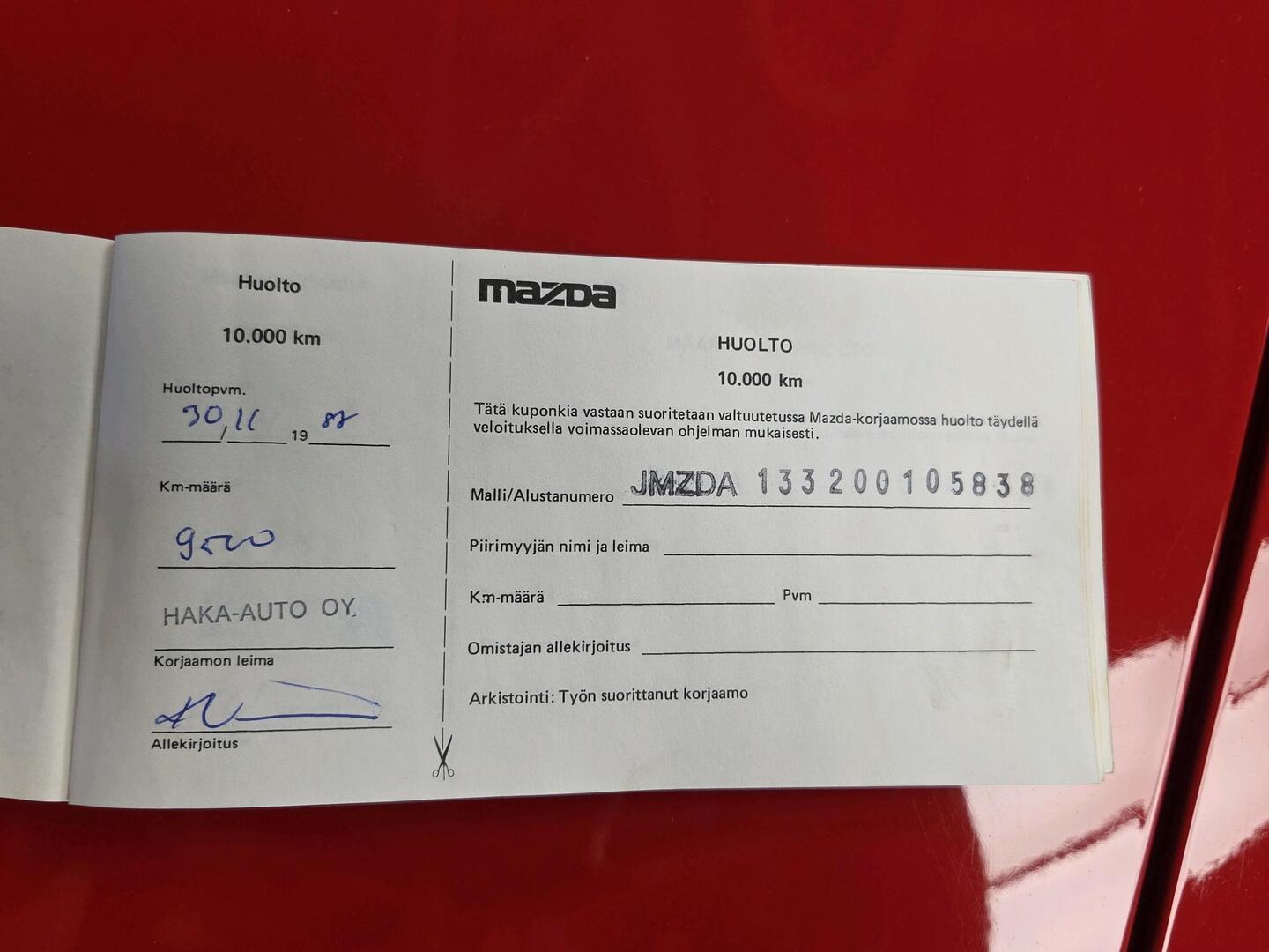 MAZDA 121 1988