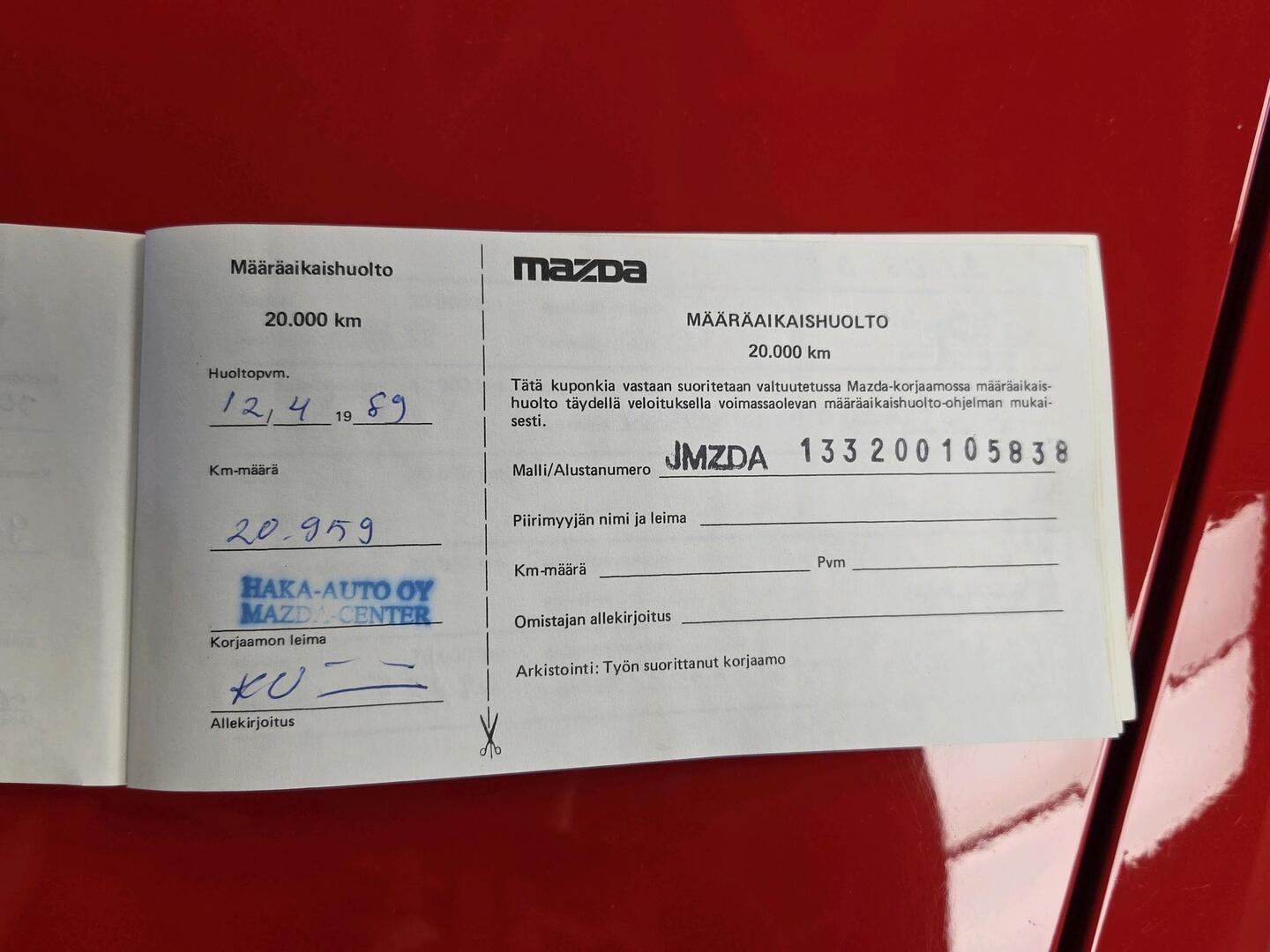 MAZDA 121 1988