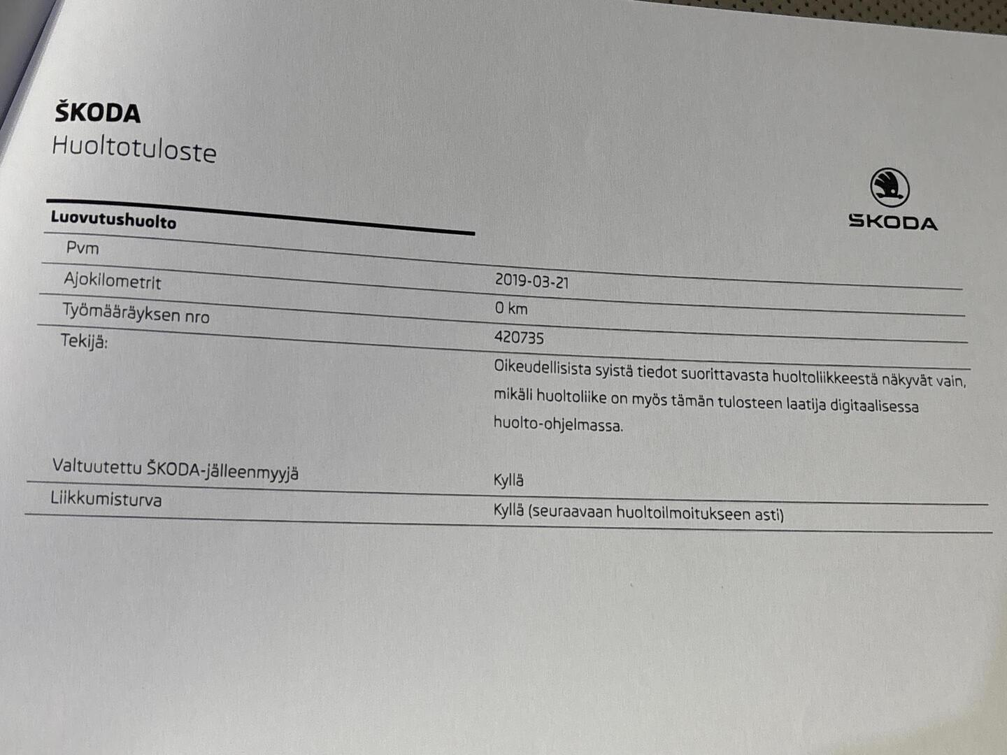 SKODA Superb 2019