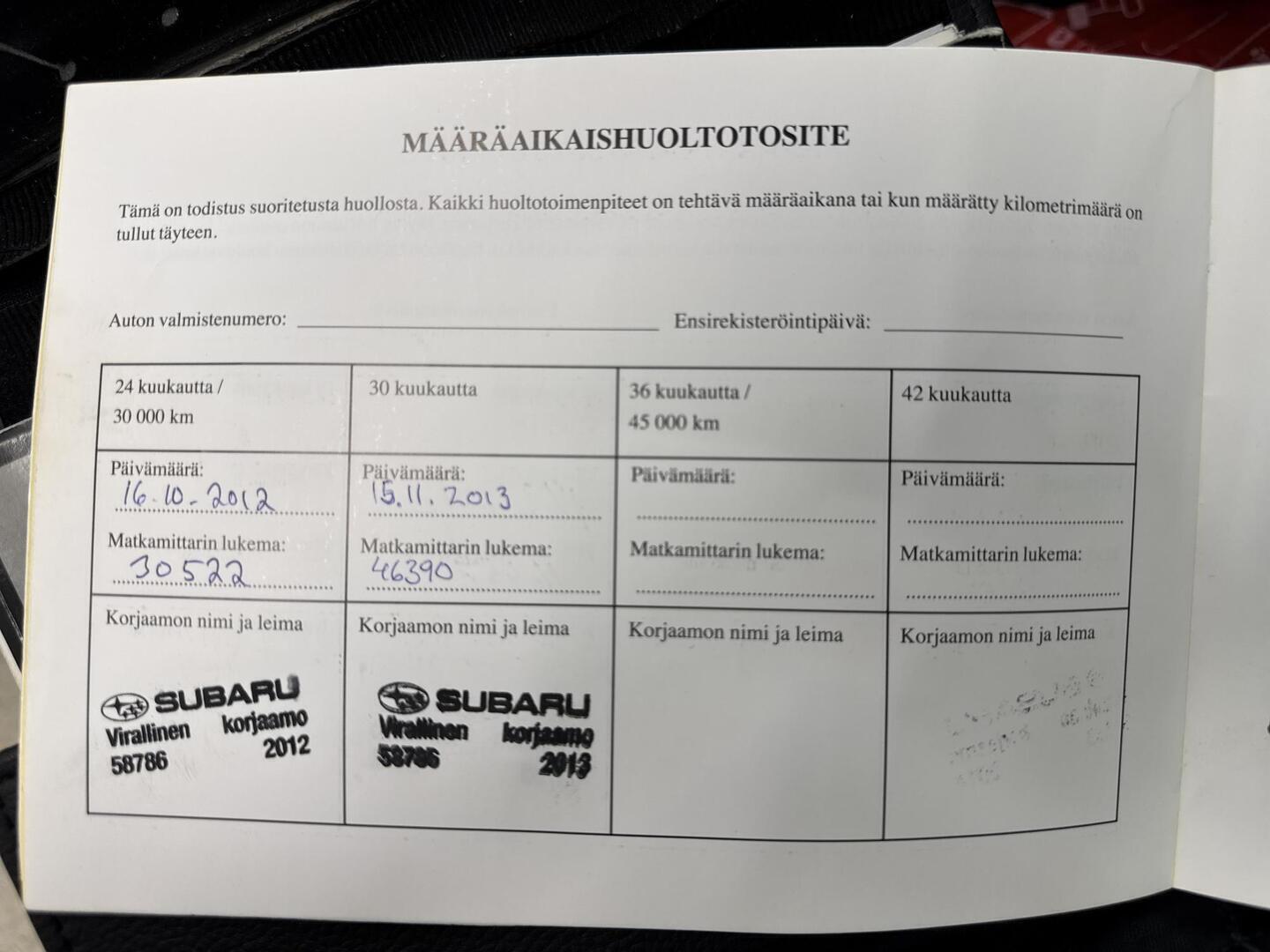 SUBARU Forester 2011