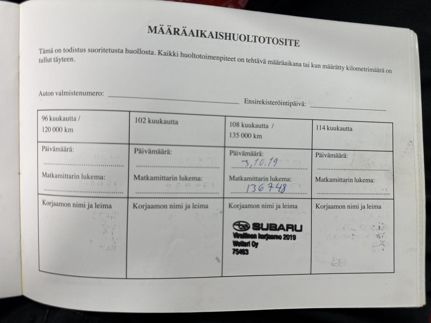 SUBARU Forester 2011