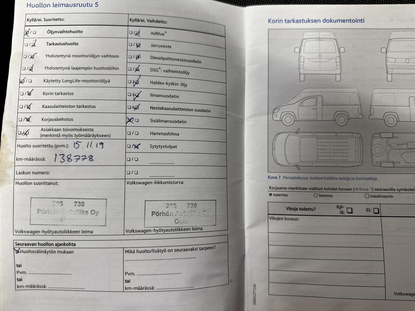 VOLKSWAGEN Transporter 2016