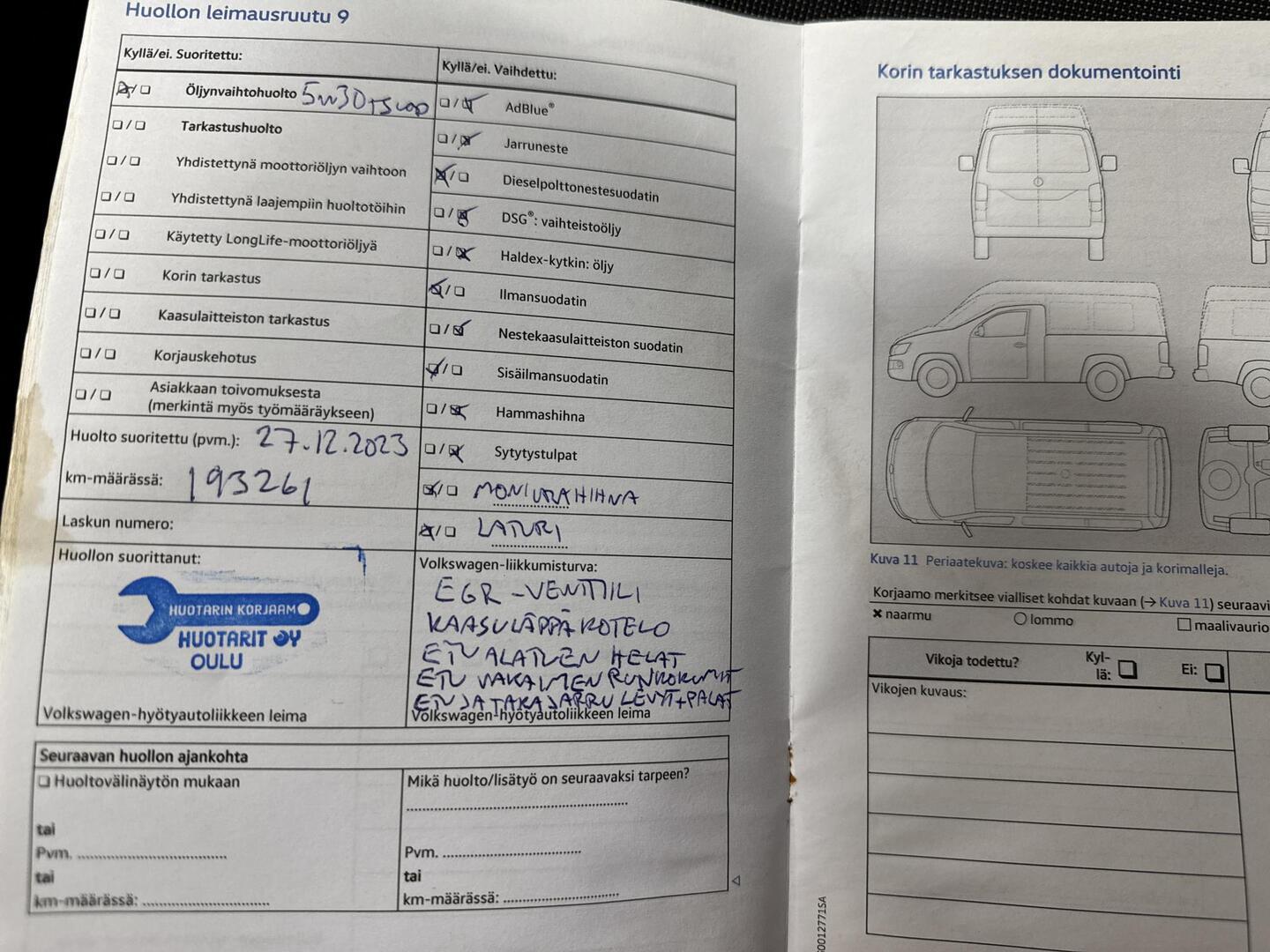 VOLKSWAGEN Transporter 2016