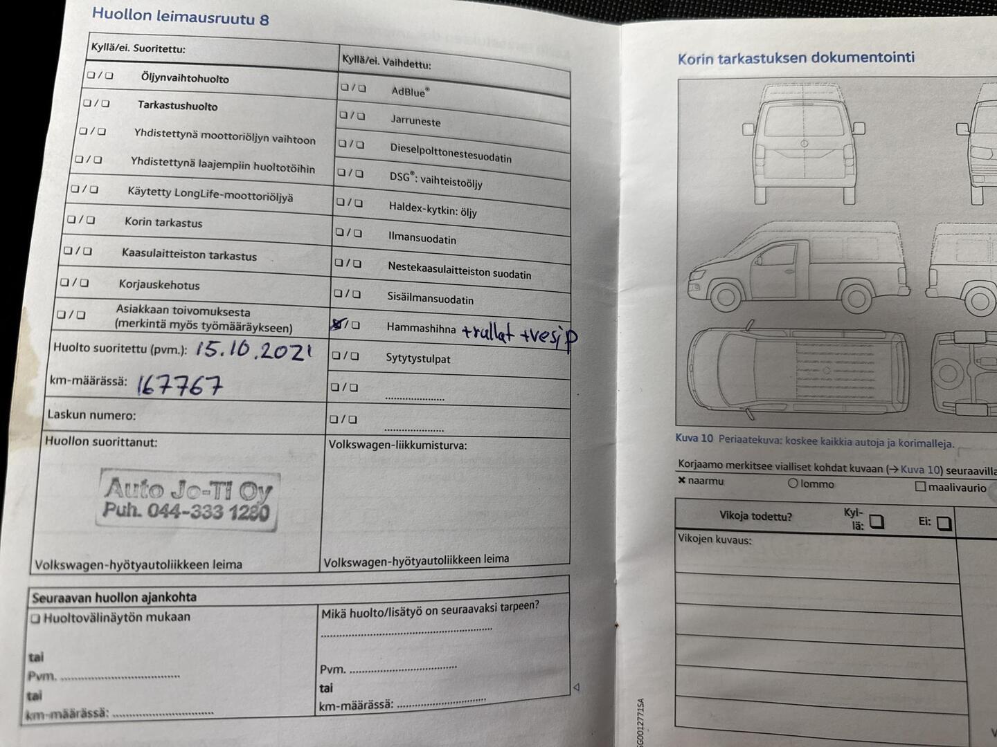 VOLKSWAGEN Transporter 2016