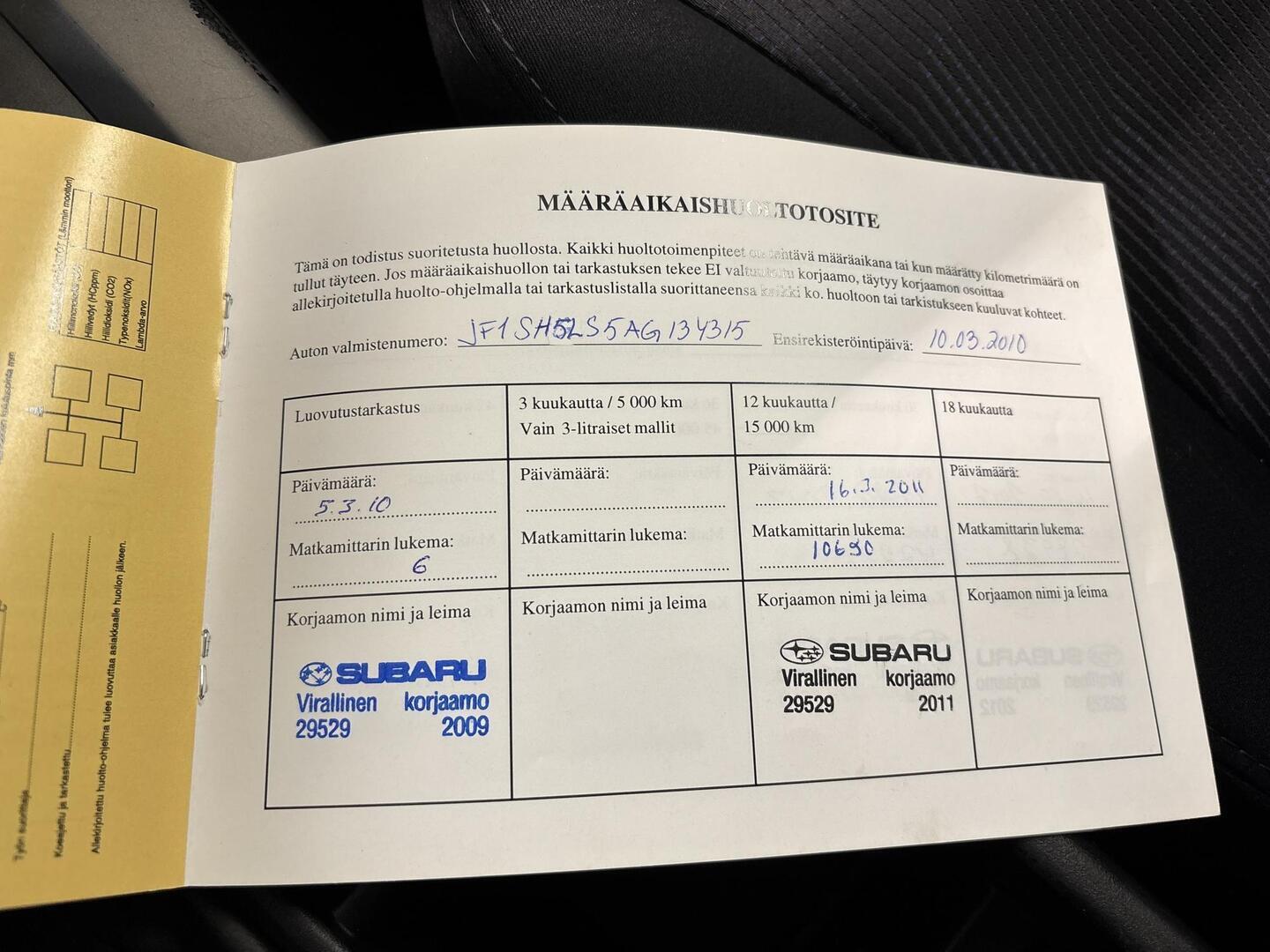 SUBARU Forester 2010