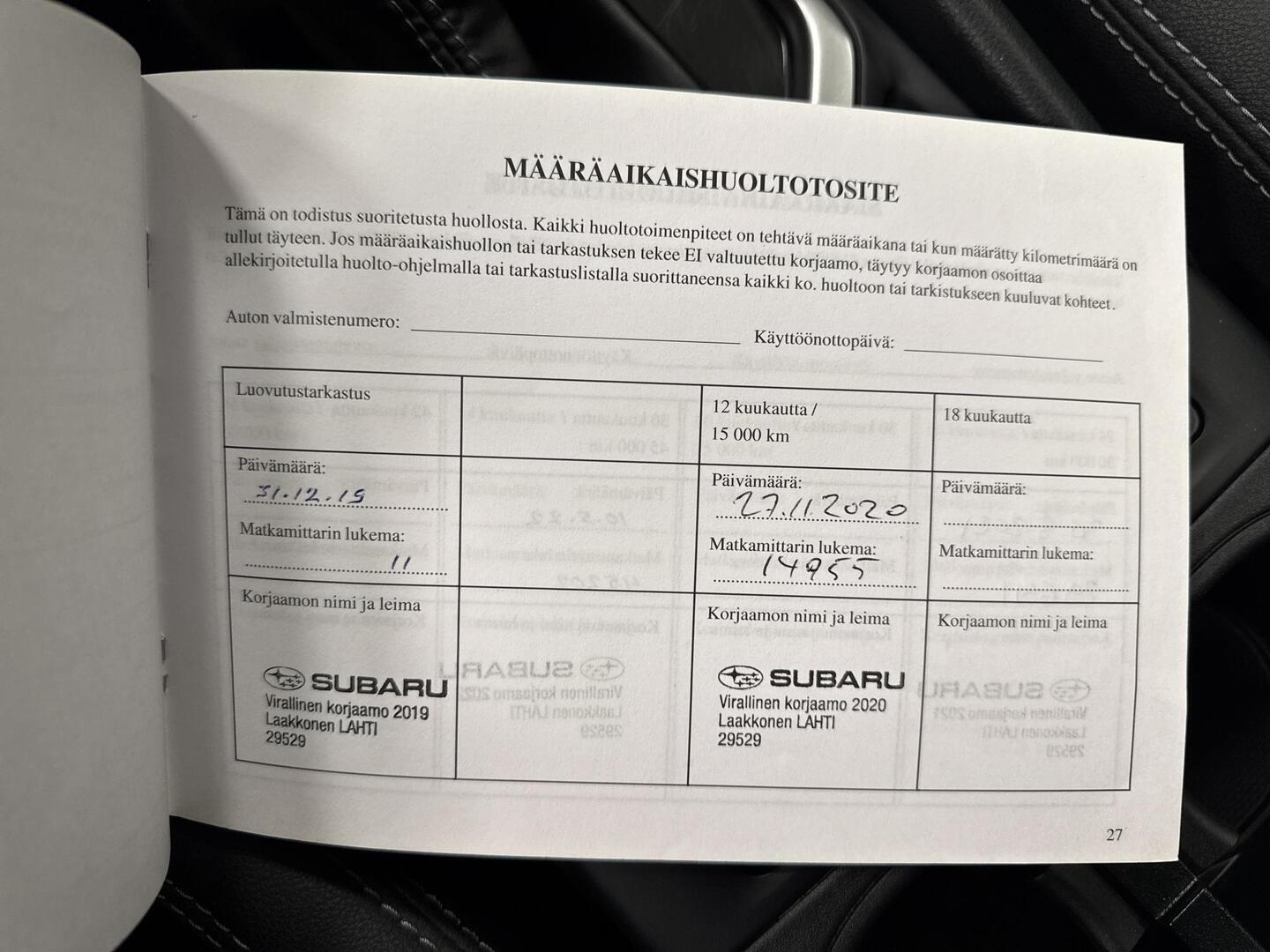 SUBARU Forester 2020