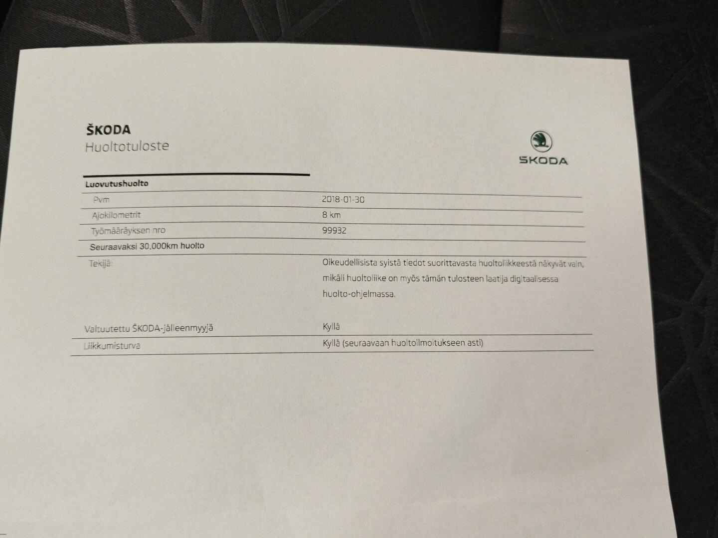 SKODA Fabia 2018