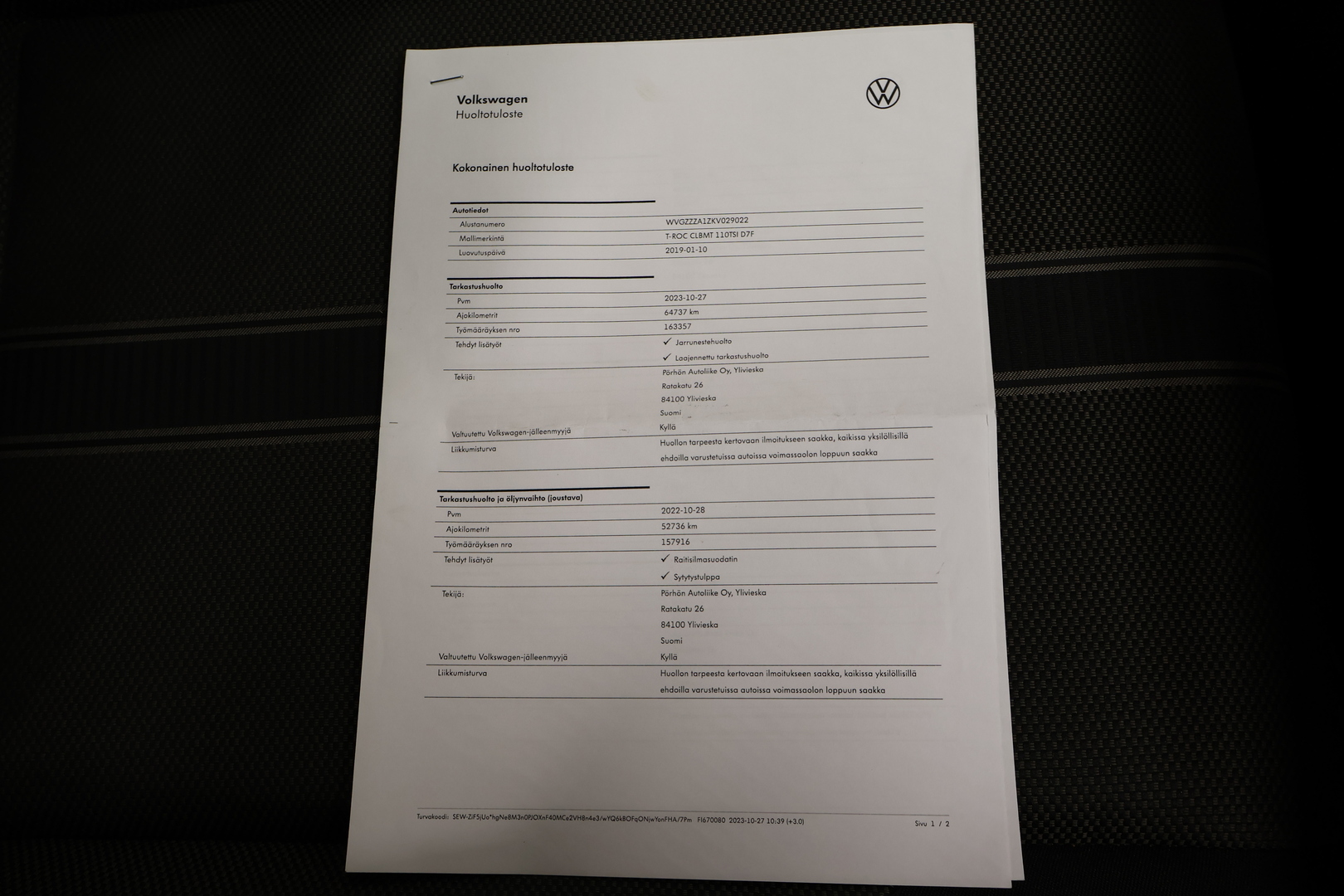VOLKSWAGEN T-Roc 2019