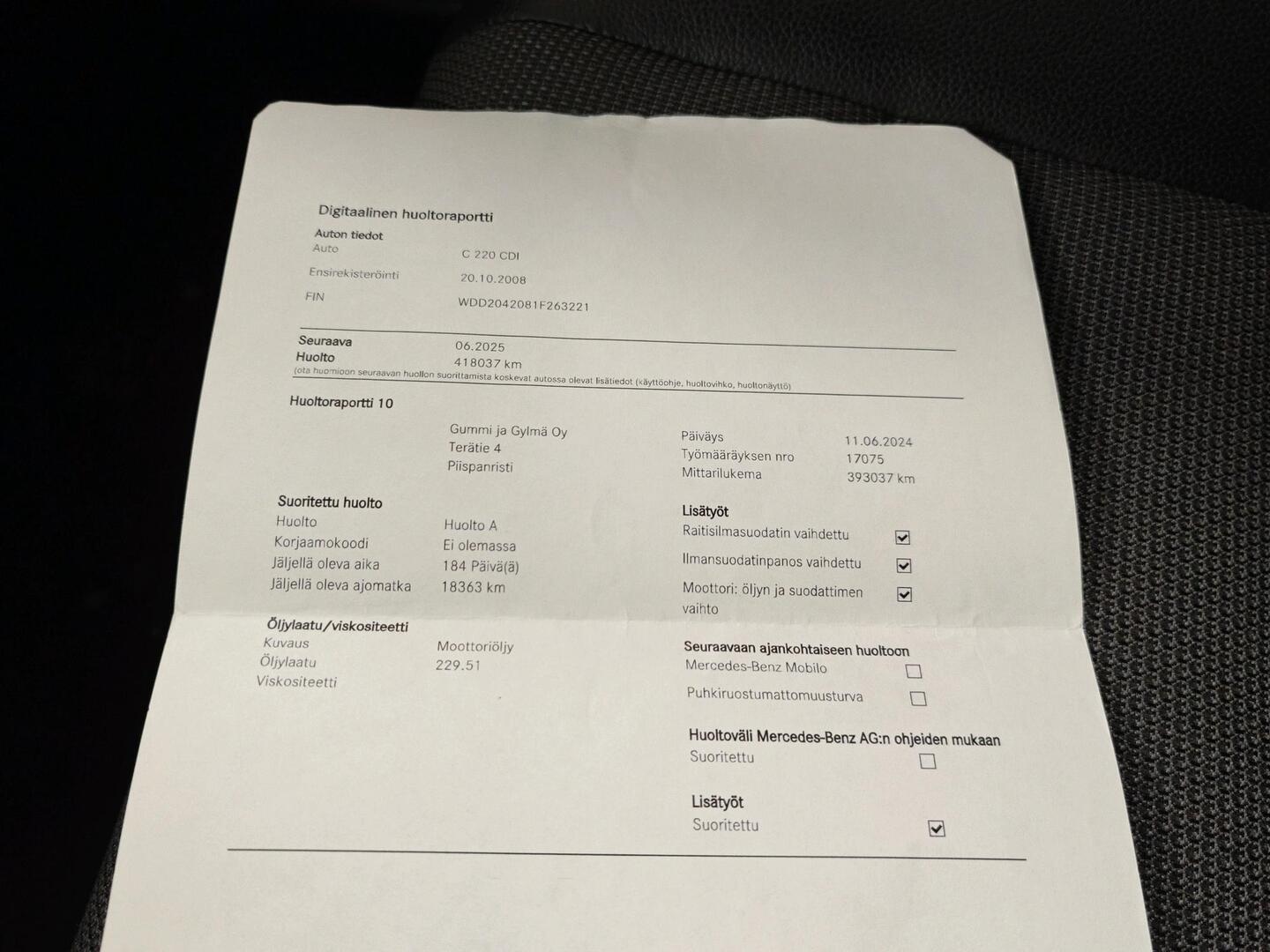 MERCEDES-BENZ C 2009