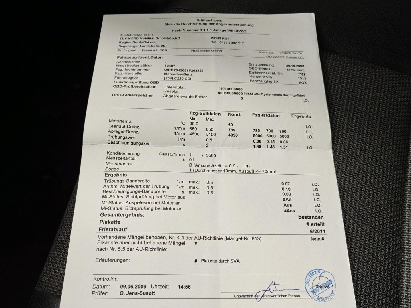 MERCEDES-BENZ C 2009