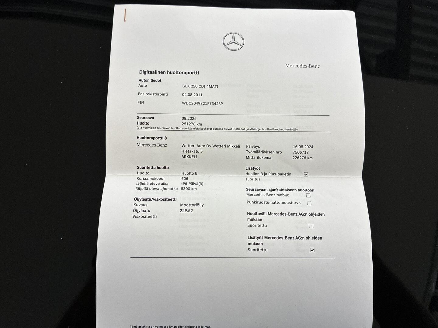 MERCEDES-BENZ GLK 2011