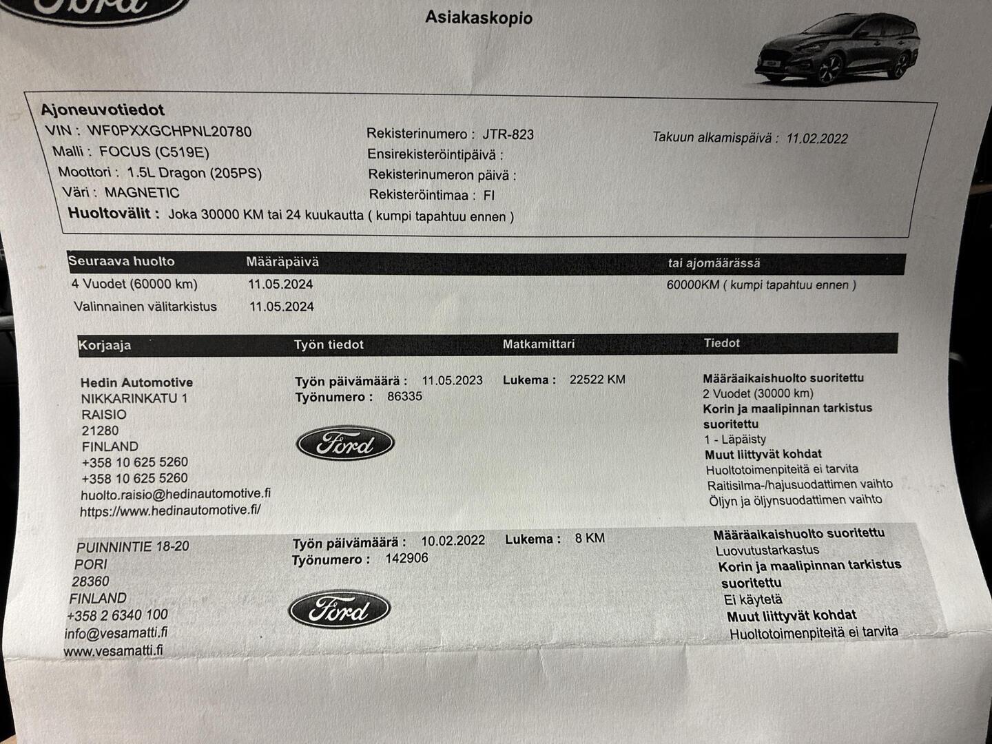 FORD Focus 2022